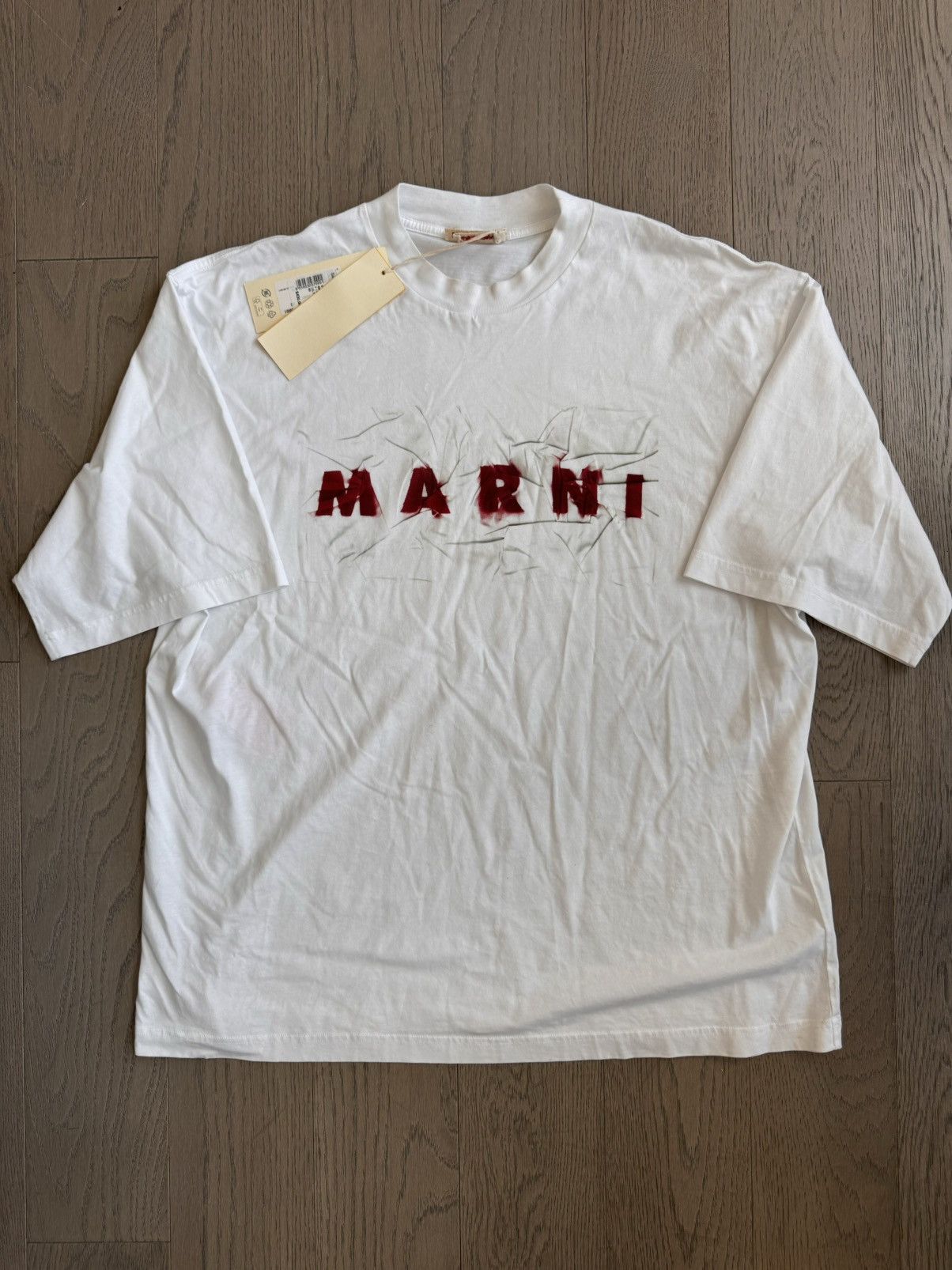 Marni ***NEW MARNI GRAPHIC LOGO T SHIRT Size US XL / EU 56 / 4 - 1 Thumbnail