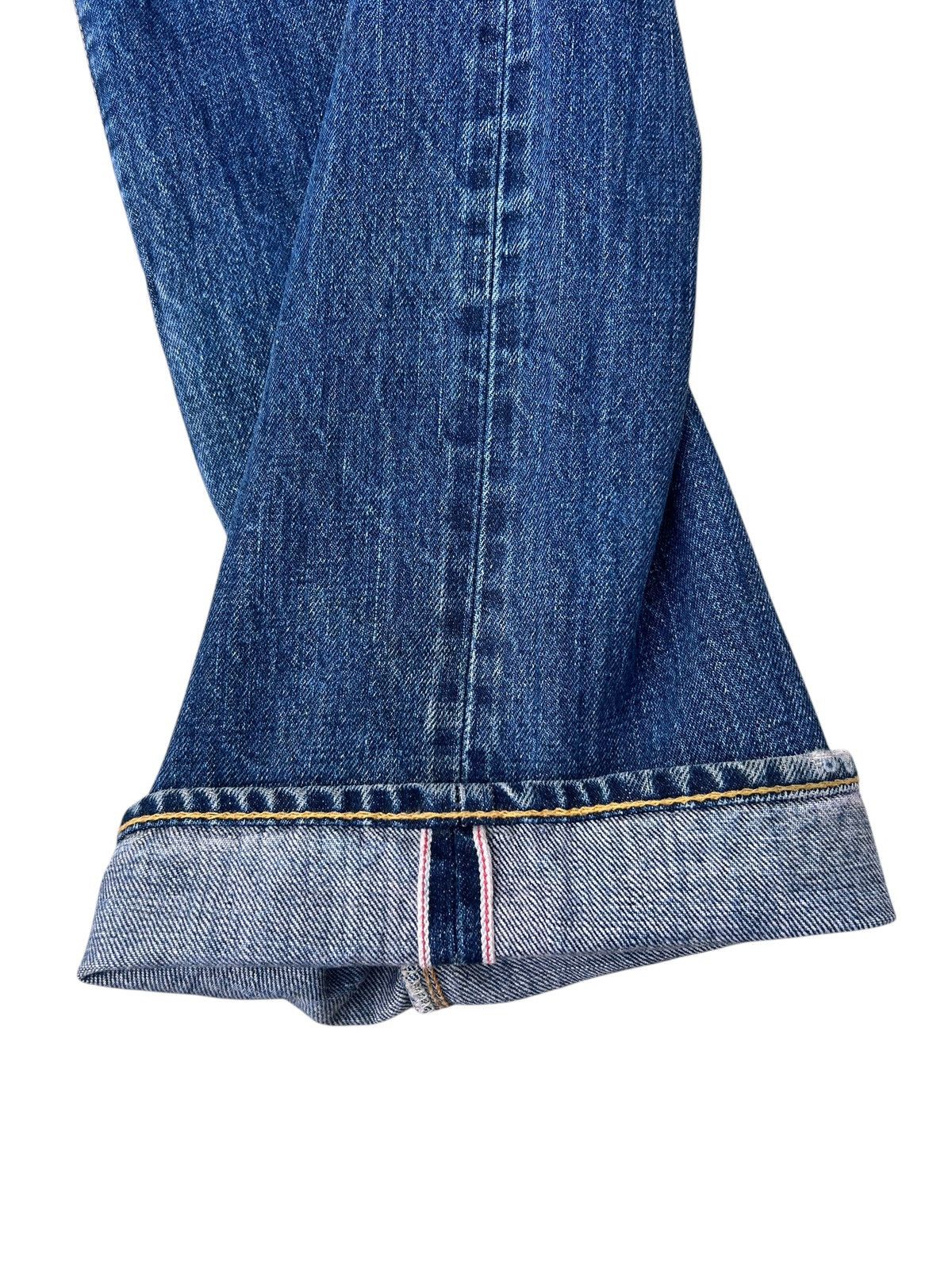 Ralph Lauren Vintage RRL Hidden Rivets Dirty Mud Denim Selvedge Jeans Size US 36 / EU 52 - 13 Thumbnail