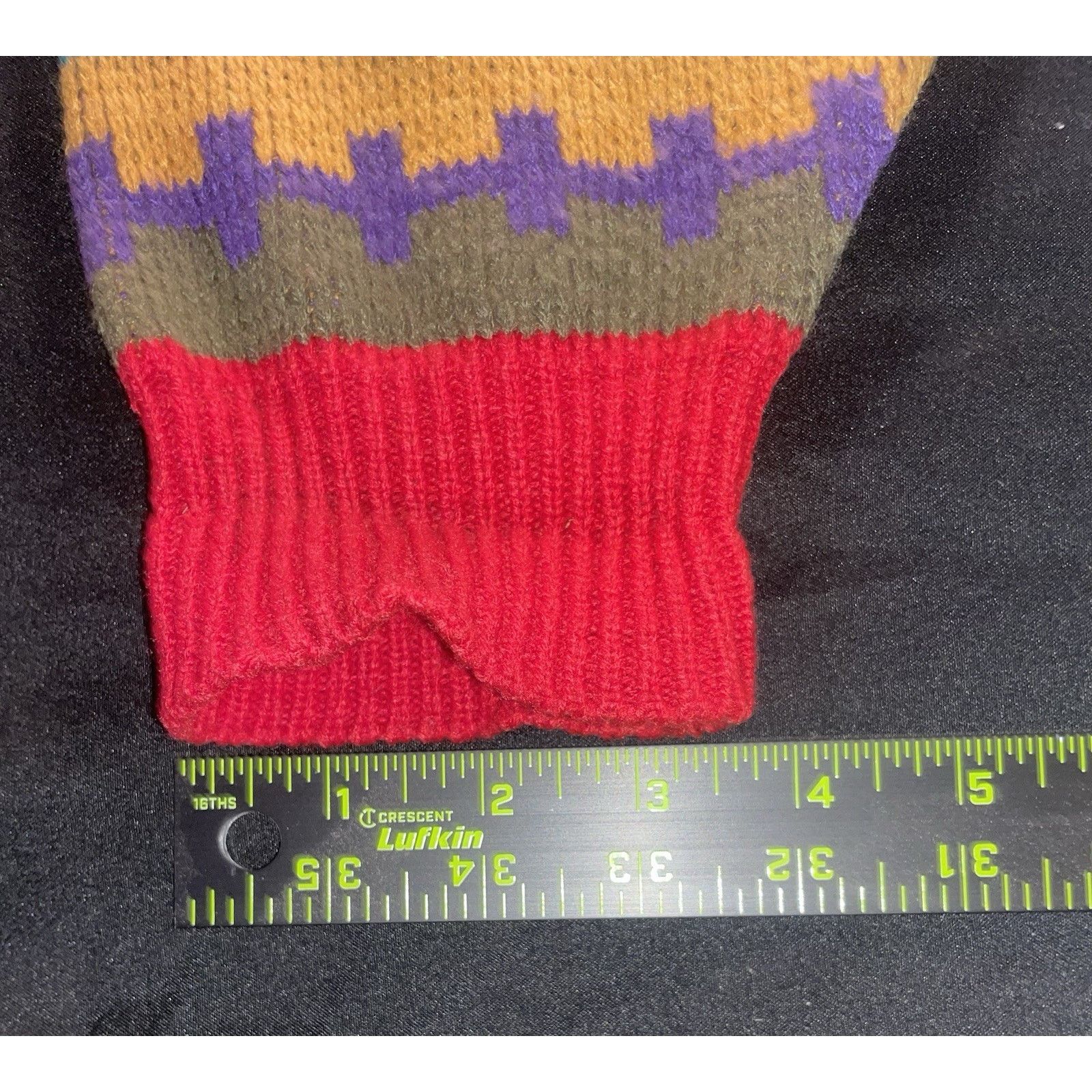 Giorgio Fiorelli VNTG Forelli International geometric knit crewneck sweater Size US XL / EU 56 / 4 - 10 Thumbnail
