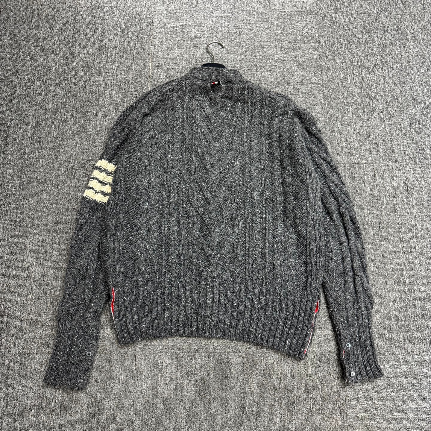 Thom Browne Thom Browne wool mohair blend knit cardy 5 98 new Size US XXL / EU 58 / 5 - 5 Thumbnail