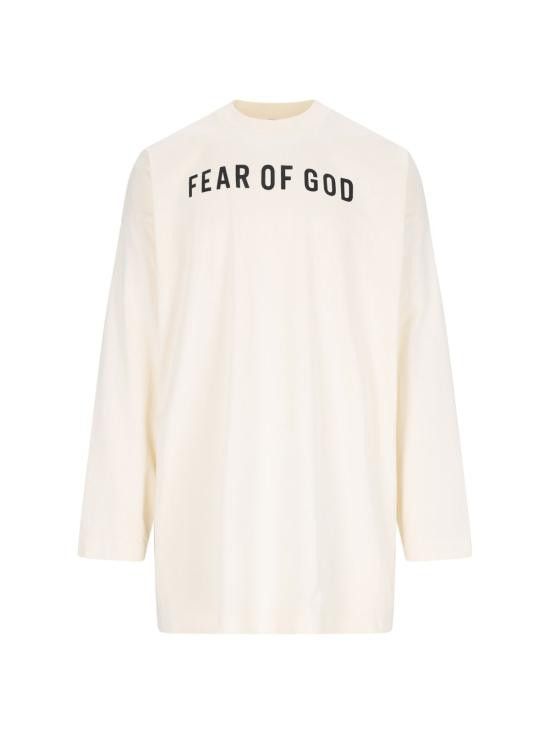 Tシャツ・カットソー FEAR OF GOD Men Tops FG24FW50 10175EBHW P FEARG 107 WHITE Fear of God Long-sleeved Thunderbird T-shirt | TheDoubleF