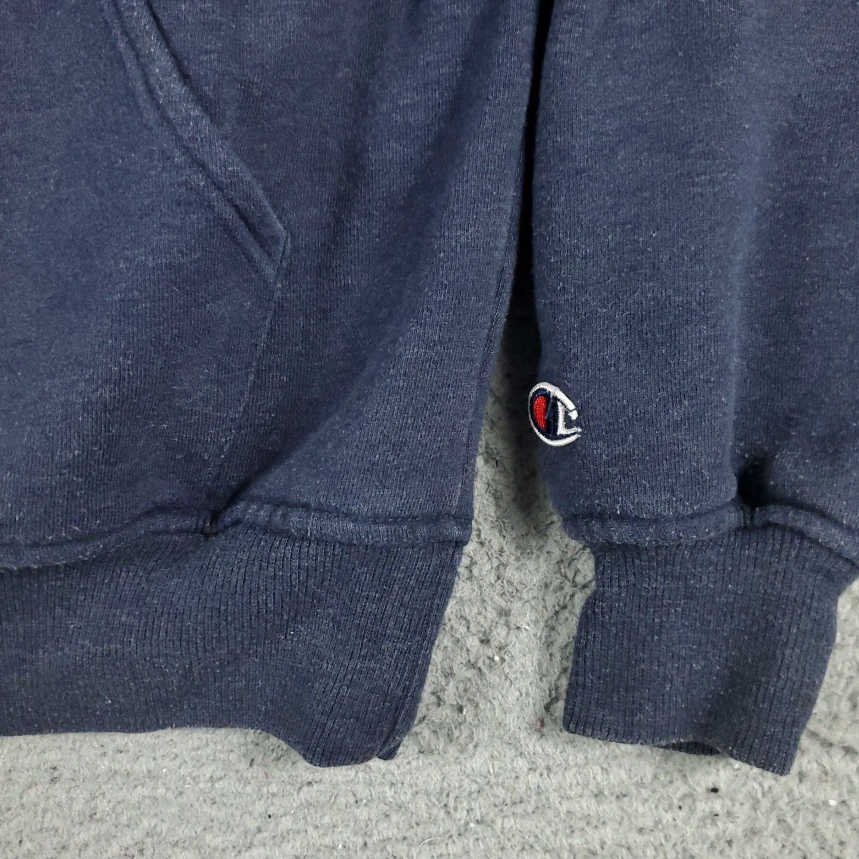 Champion Champion Hoodie Mens Medium Blue Pullover Sweatshirt Cotton Blend Modern Casual Size US M / EU 48-50 / 2 - 4 Thumbnail