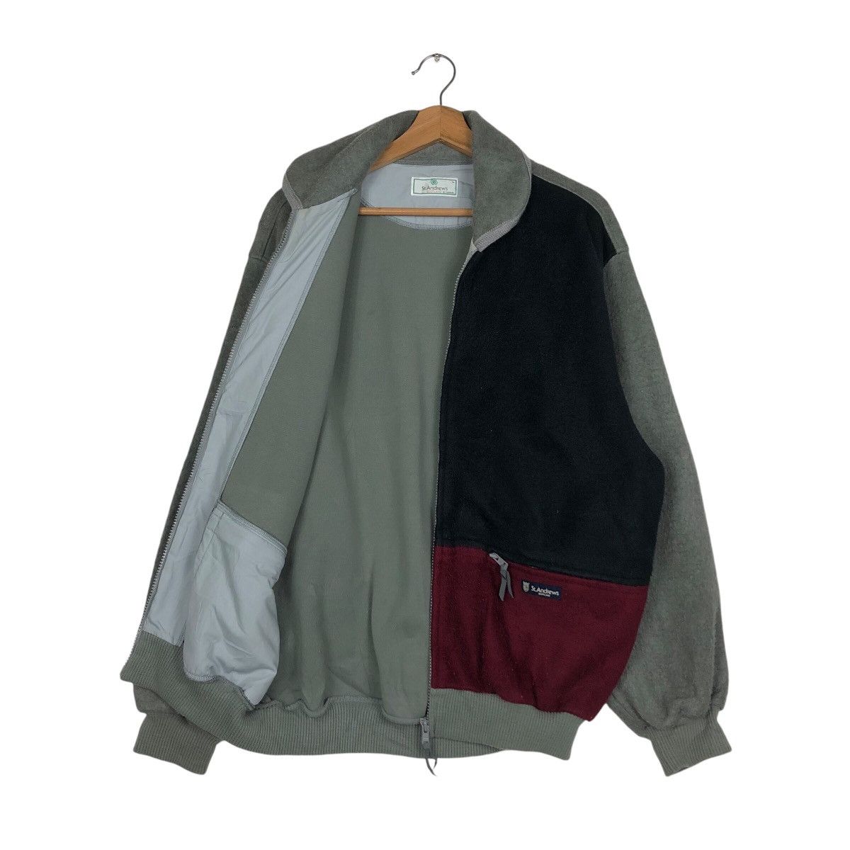 Japanese Brand × Vintage Vintage Wool Bomber Jacket St. Andrew Scotland Multi Colour Size US L / EU 52-54 / 3 - 12 Thumbnail