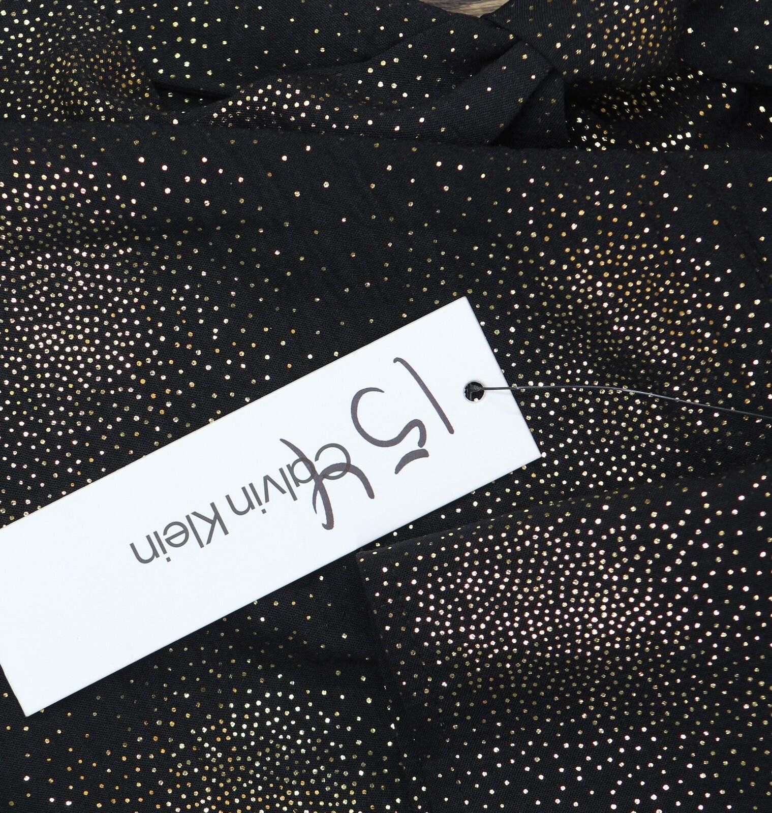 Calvin Klein Nwt Calvin Klein Midi Button Cuff Dress Black / Gold 8 Size M / US 6-8 / IT 42-44 - 4 Thumbnail
