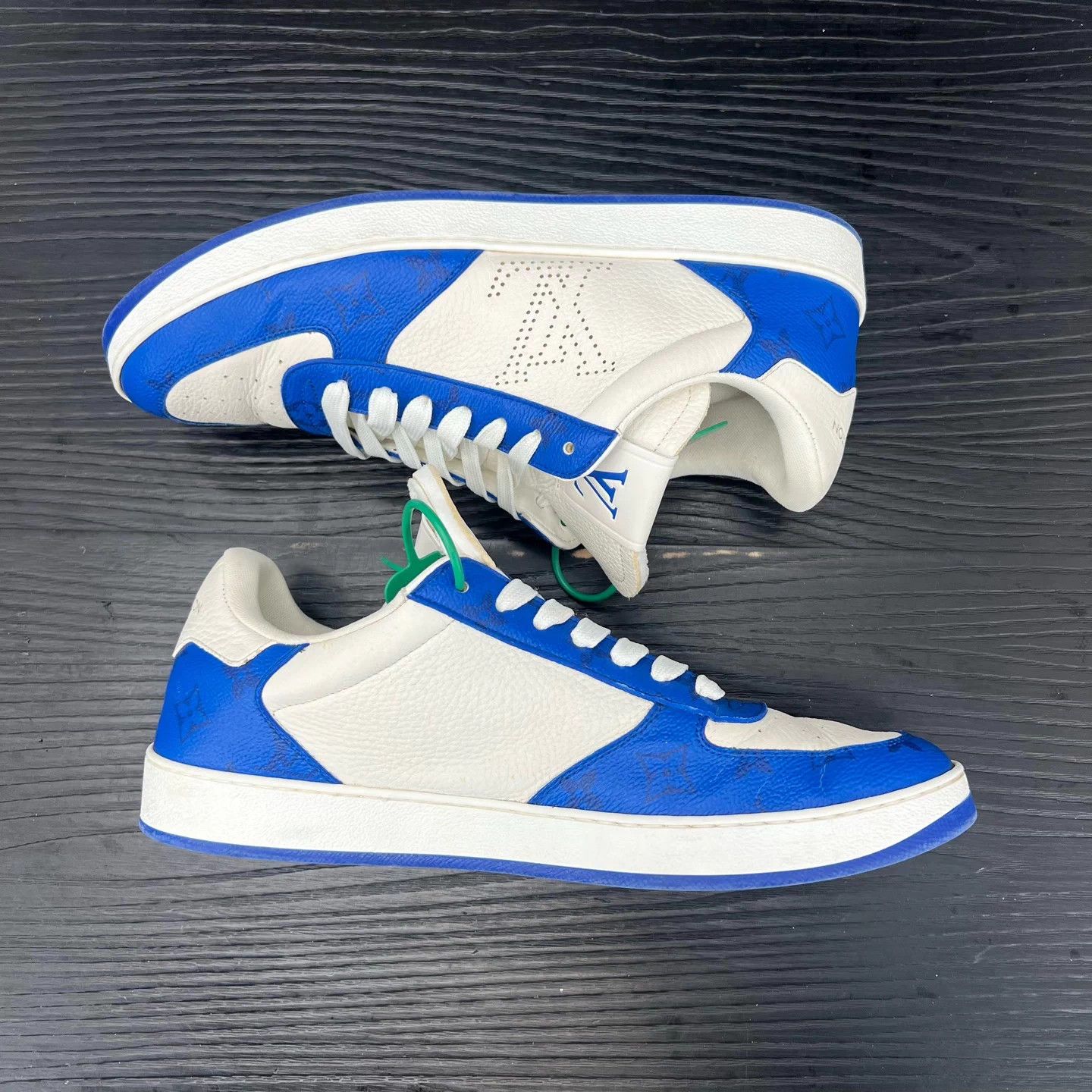 Louis Vuitton LV Rivoli White Blue Size US 8.5 / EU 41-42 - 6 Thumbnail