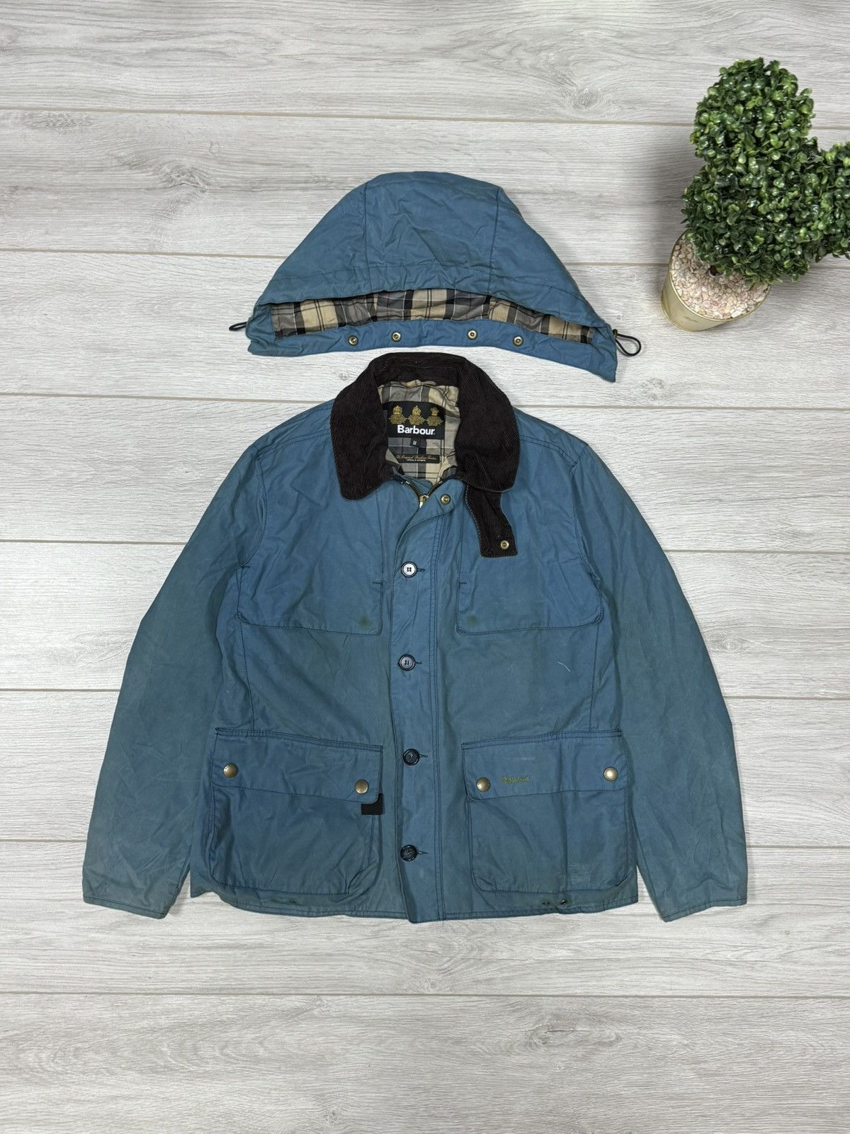 Barbour Barbour Gladwell pockets Wax Jacket w/ Adjustable Hood Size US M / EU 48-50 / 2 - 1 Thumbnail