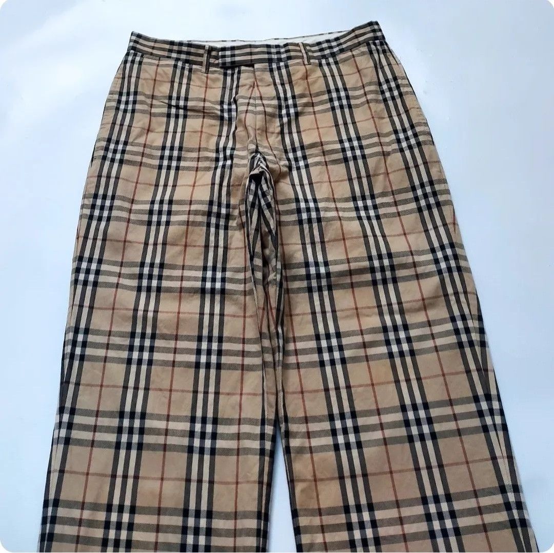 Burberry × Vintage BURBERRY NOVACHECK LONG PANTS Size US 32 / EU 48 - 3 Thumbnail