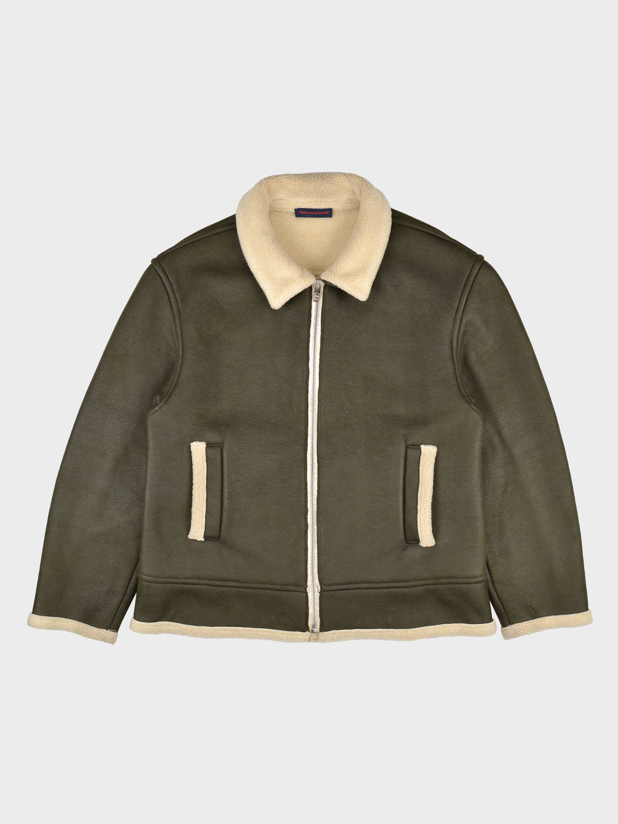 Gosha Rubchinskiy A/W 2015 - faux leather shearling jacket Size US S / EU 44-46 / 1 - 1 Thumbnail