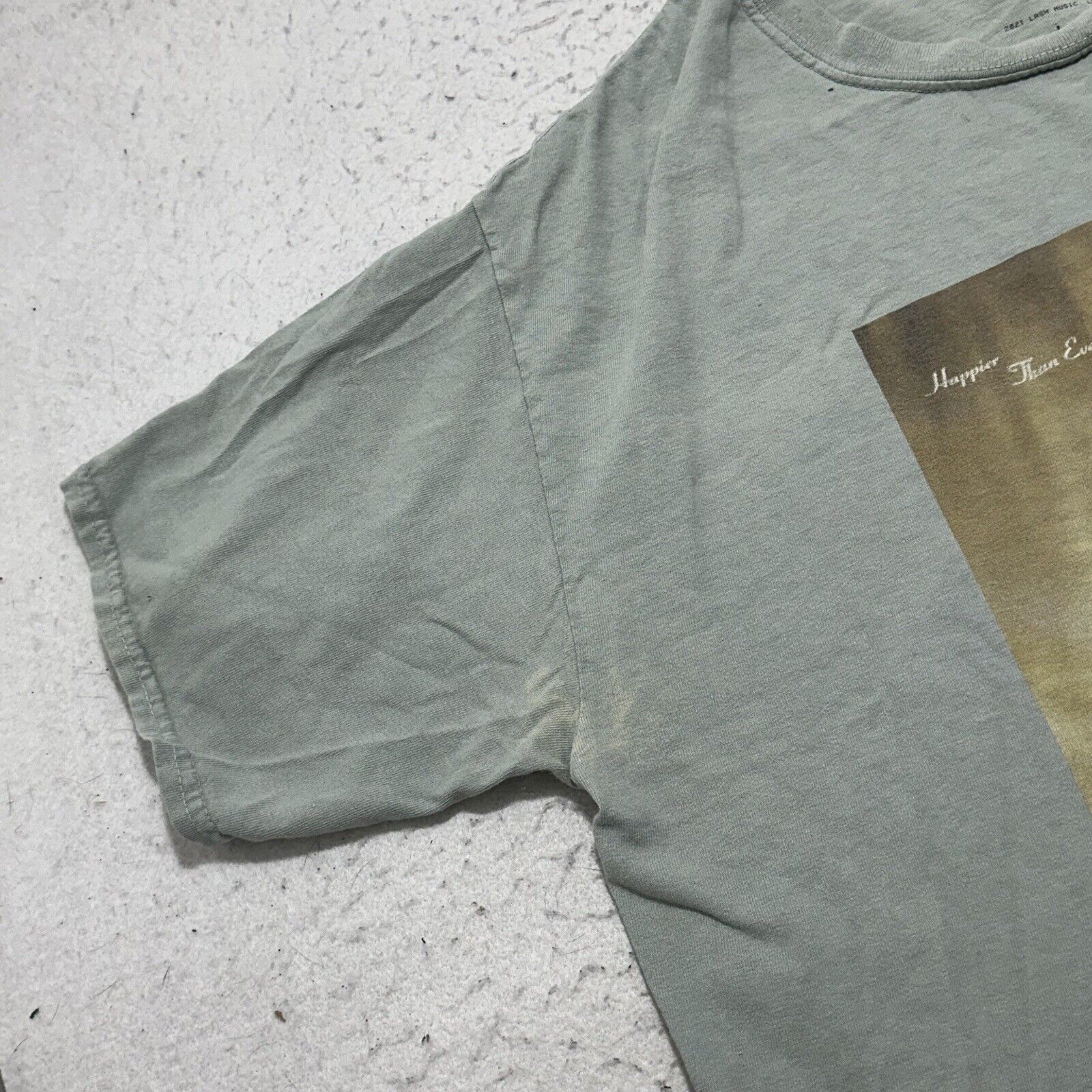Other Billie Eilish Large 2021 Happier Than Ever Graphic T Shirt Size US L / EU 52-54 / 3 - 5 Thumbnail