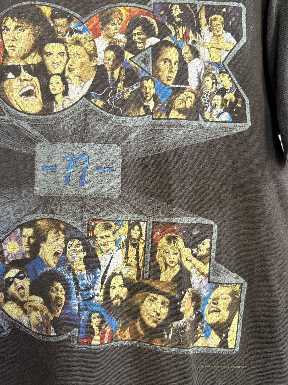 Band Tees Thrashed Vintage 90s Rock N Roll Band SunFaded Rolling Stone Size US M / EU 48-50 / 2 - 5 Thumbnail