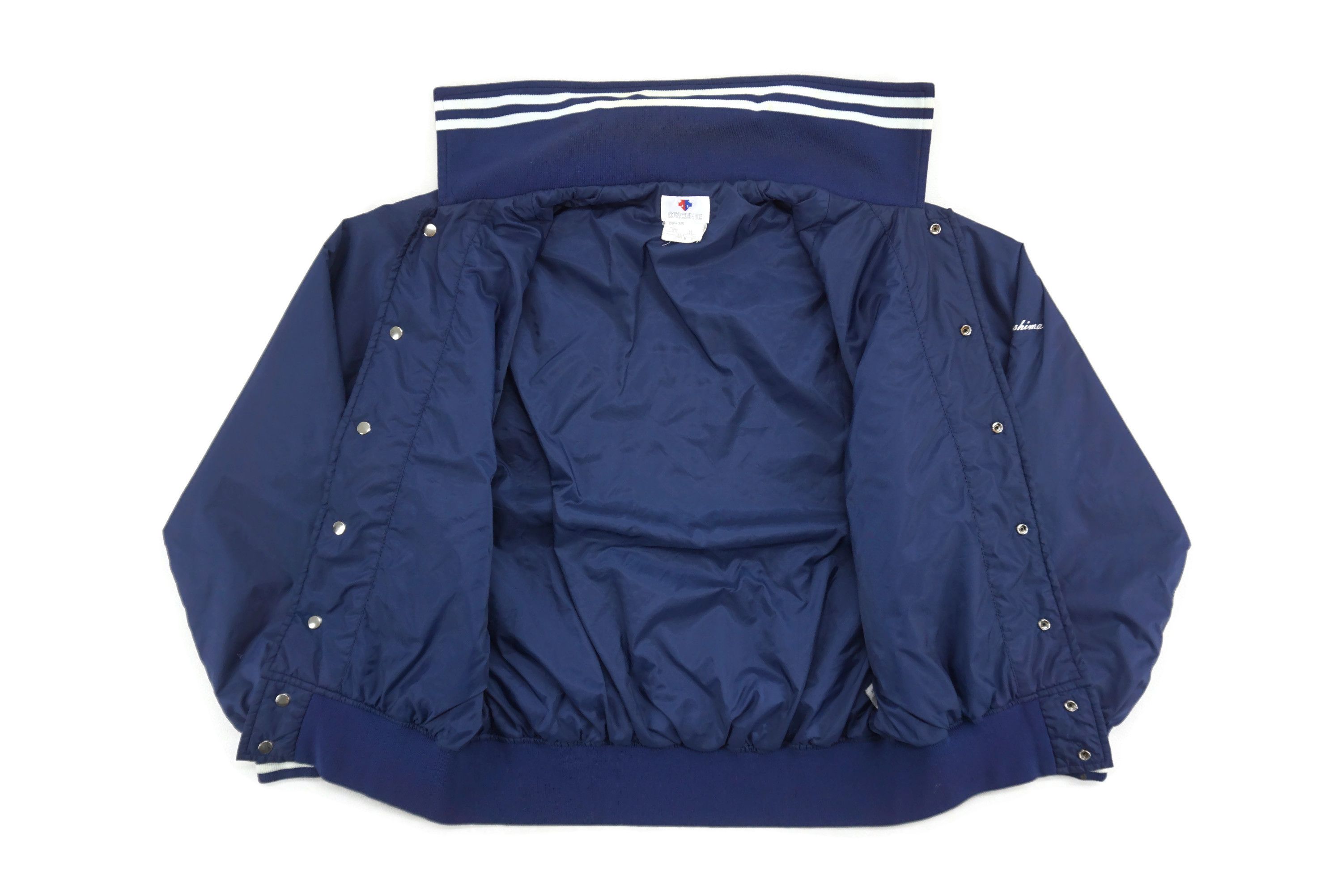 Japanese Brand Vintage Descente Bomber Jacket Snap Front Baseball Size US S / EU 44-46 / 1 - 2 Thumbnail