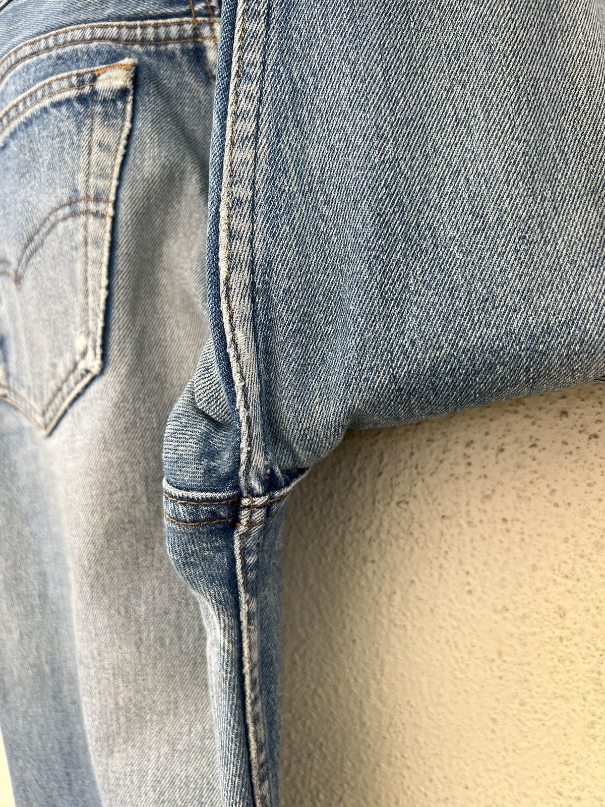Levi's Vintage 80s Levi’s 501 Distressed Faded Blue Denim Jeans Size US 30 / EU 46 - 22 Thumbnail