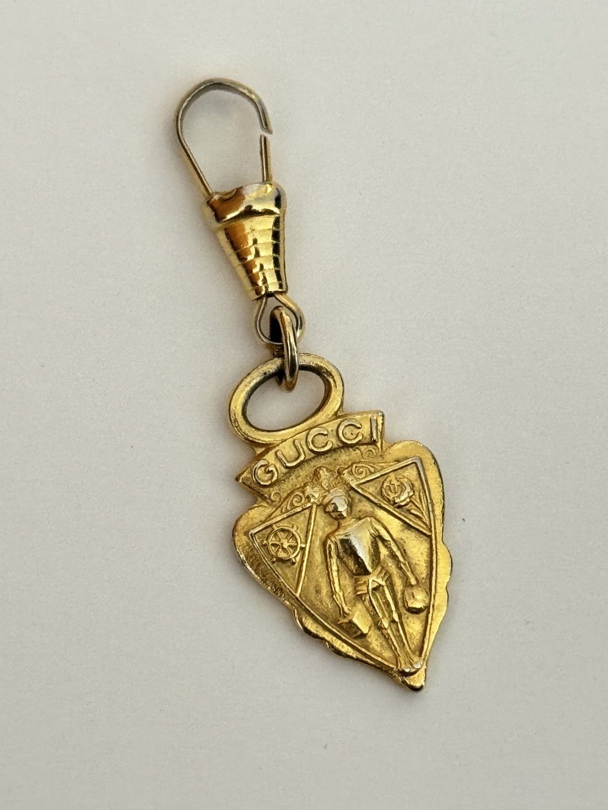 Vintage gucci knight bag charm