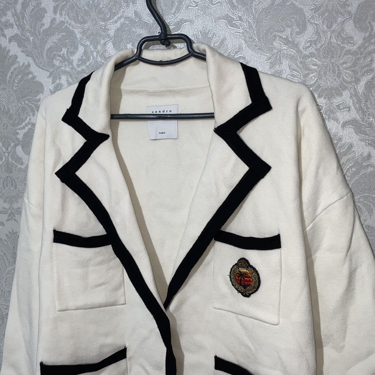 Sandro Sandro Tailored Jacket Style Cardigan Oversized Fit RRP:550€ Size M / US 6-8 / IT 42-44 - 3 Thumbnail