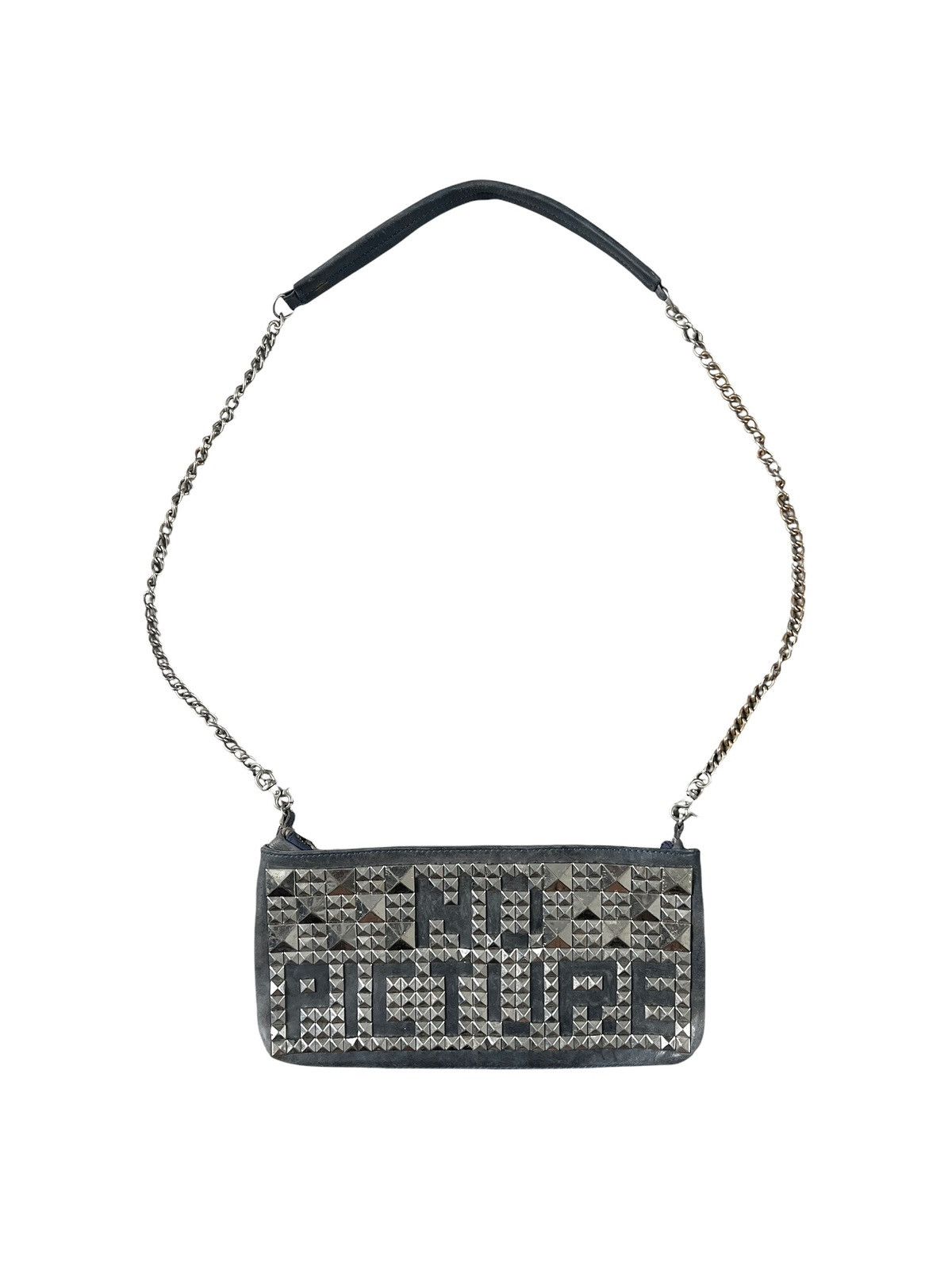 Hysteric Glamour Hysteric Glamour ‘No Picture” Studded Leather Chain Bag Size ONE SIZE - 1 Thumbnail