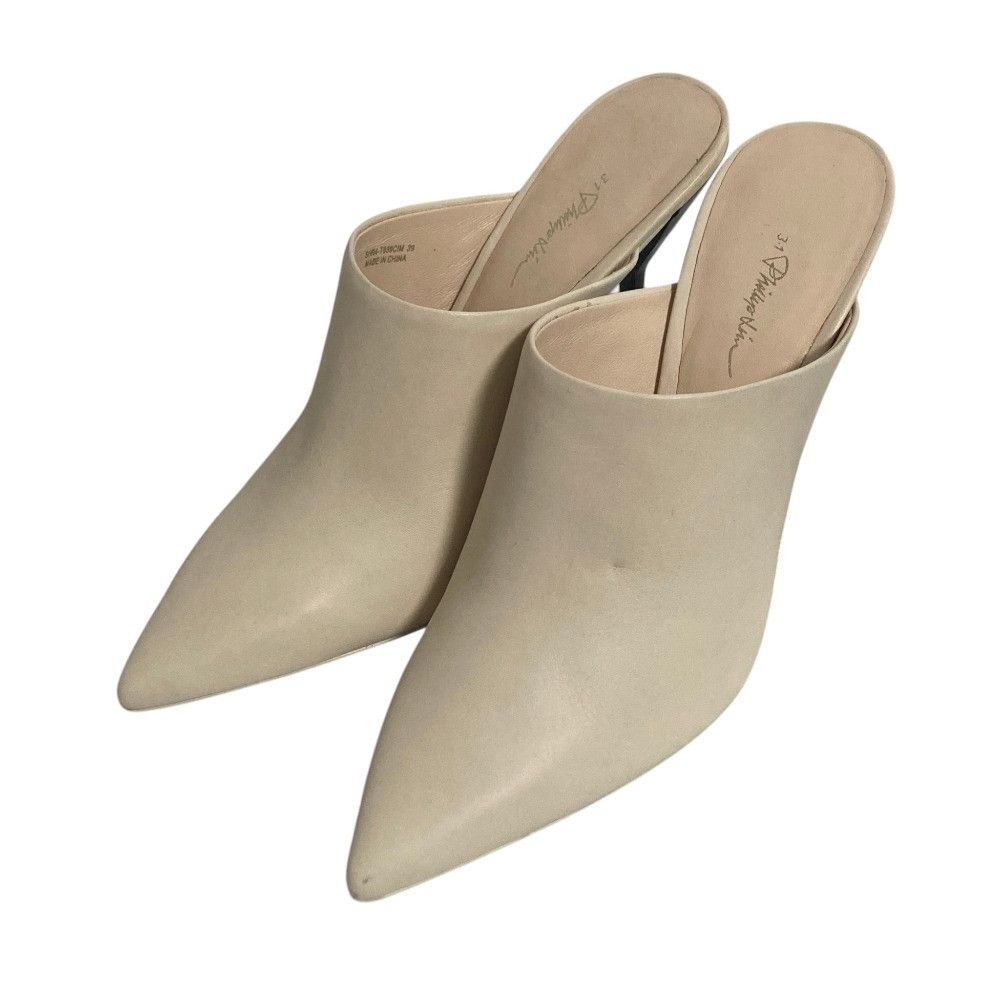 Other Other 3.1 Phillip Lim Pointed Toe High Heel Mules Leather Shoes DUTY FREE for USA Size ONE SIZE - 1 Thumbnail