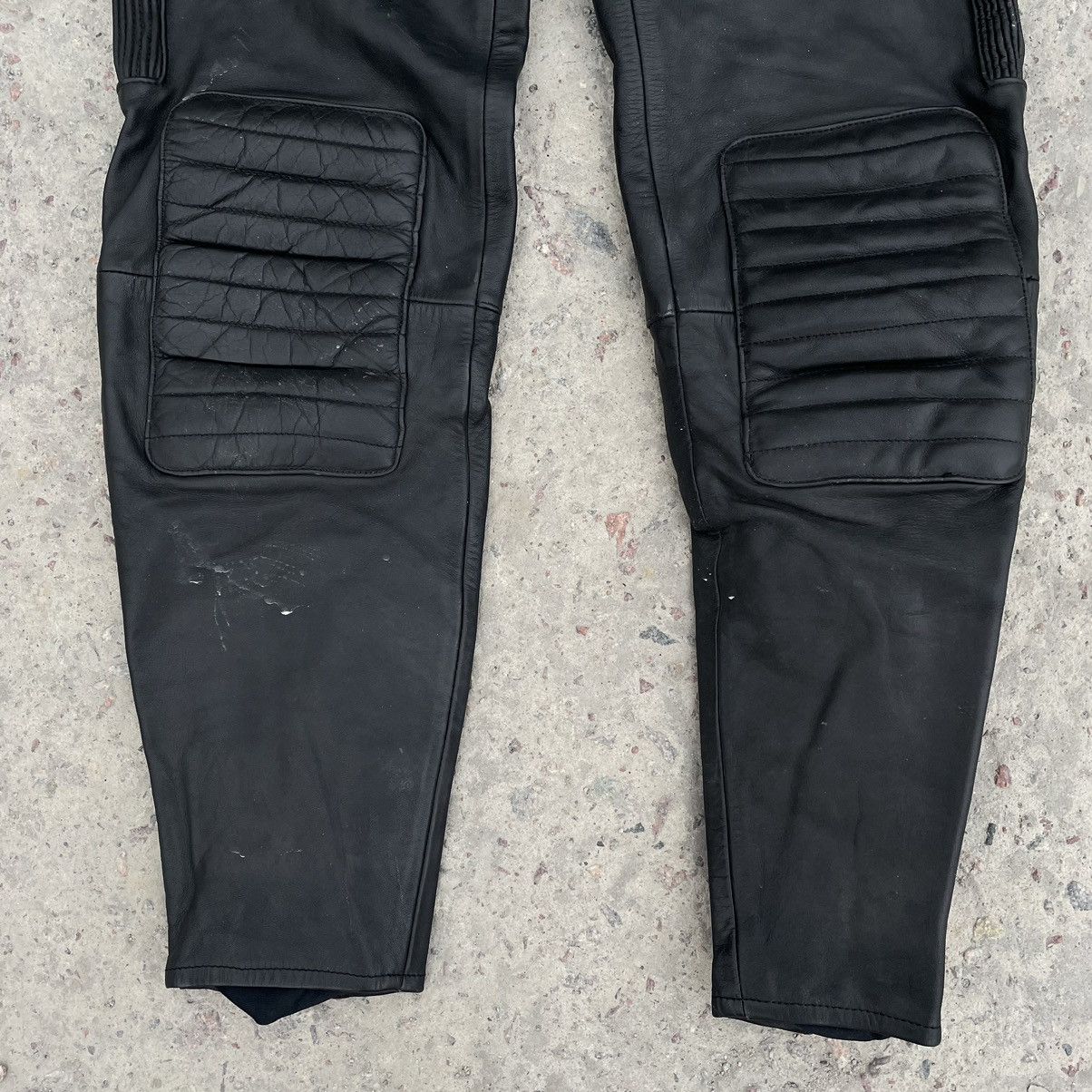 Vintage Vintage Moto Leather Pants 52 Y2K 90s USA Japan Style Hype Size US 32 / EU 48 - 3 Thumbnail