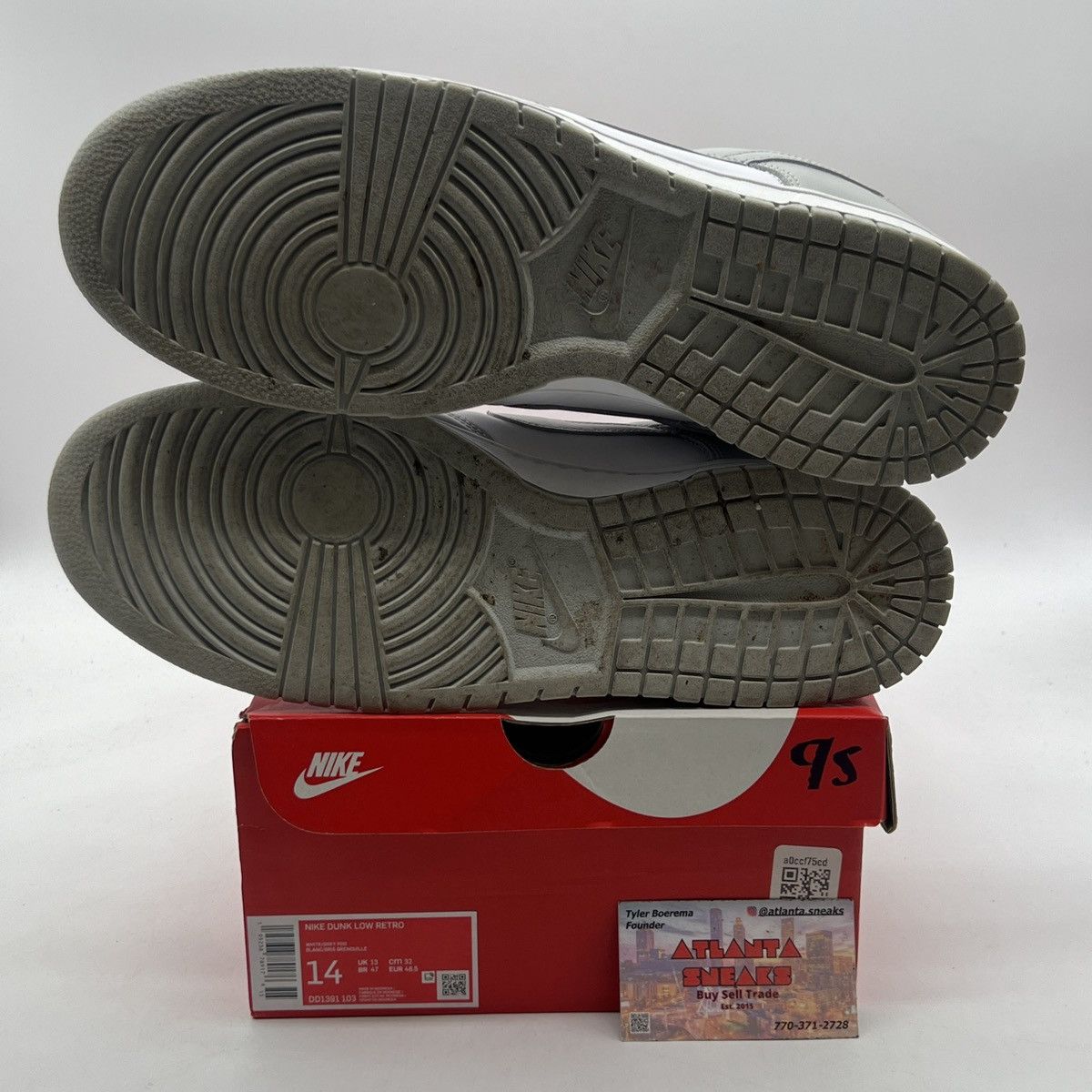 Nike Nike dunk low grey fog Size US 14 / EU 47 - 8 Thumbnail