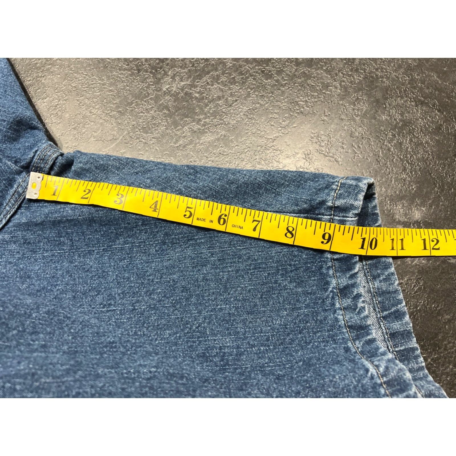 Wrangler W vintage Wrangler Cargo Jean Shorts Men’s 36 Blue Denim Casual Jorts Size US 36 / EU 52 - 6 Thumbnail
