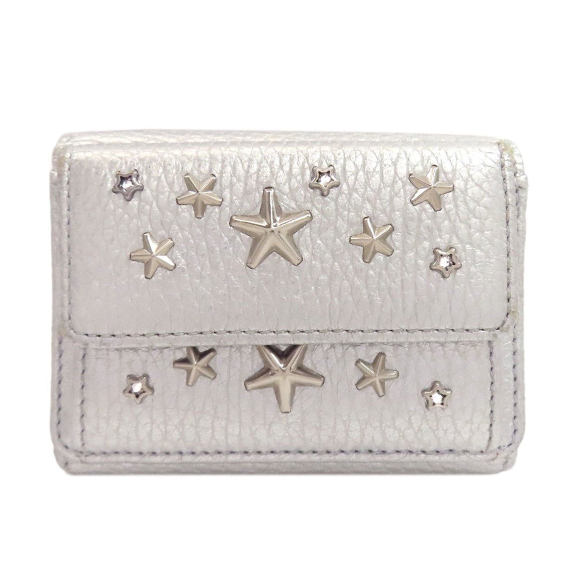 Jimmy Choo Jimmy Choo Star Motif Bi-fold Leather Wallet for Women Size ONE SIZE - 1 Thumbnail