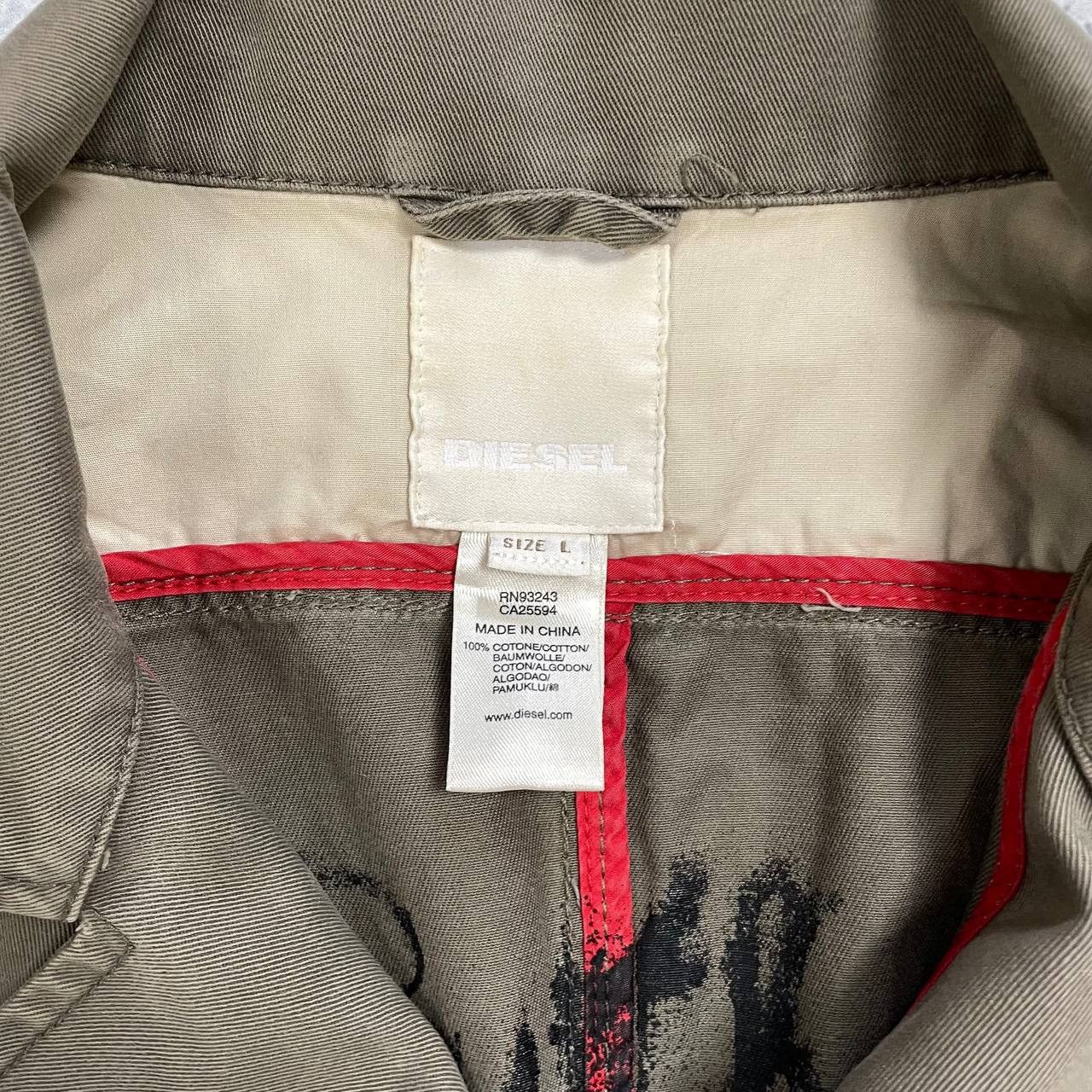 Diesel Diesel Blue Panthers Military Collar Jacket Olive Green L Size US L / EU 52-54 / 3 - 4 Thumbnail