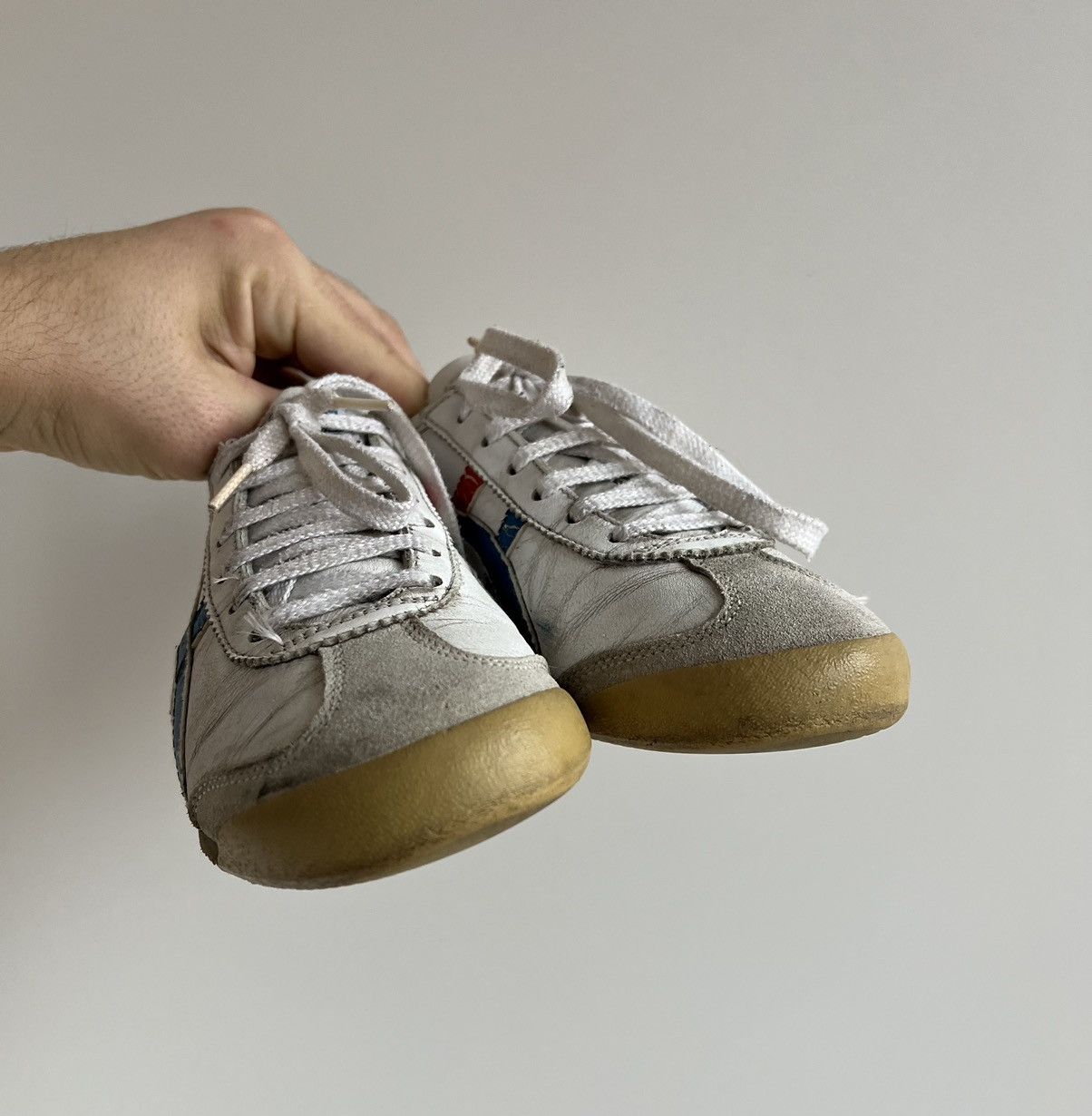 Asics × Vintage Vintage Asics Onitsuka Tiger Leather Sneakers Size US 9 / IT 39 - 3 Thumbnail
