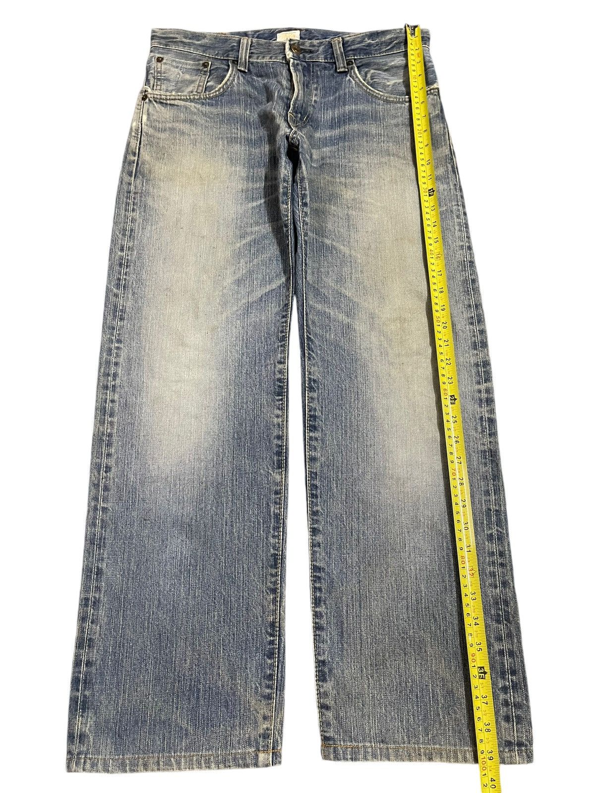 Edwin Vintage Japan Edwin 505zx Faded Wash Style Baggy Jeans Size US 33 - 14 Thumbnail