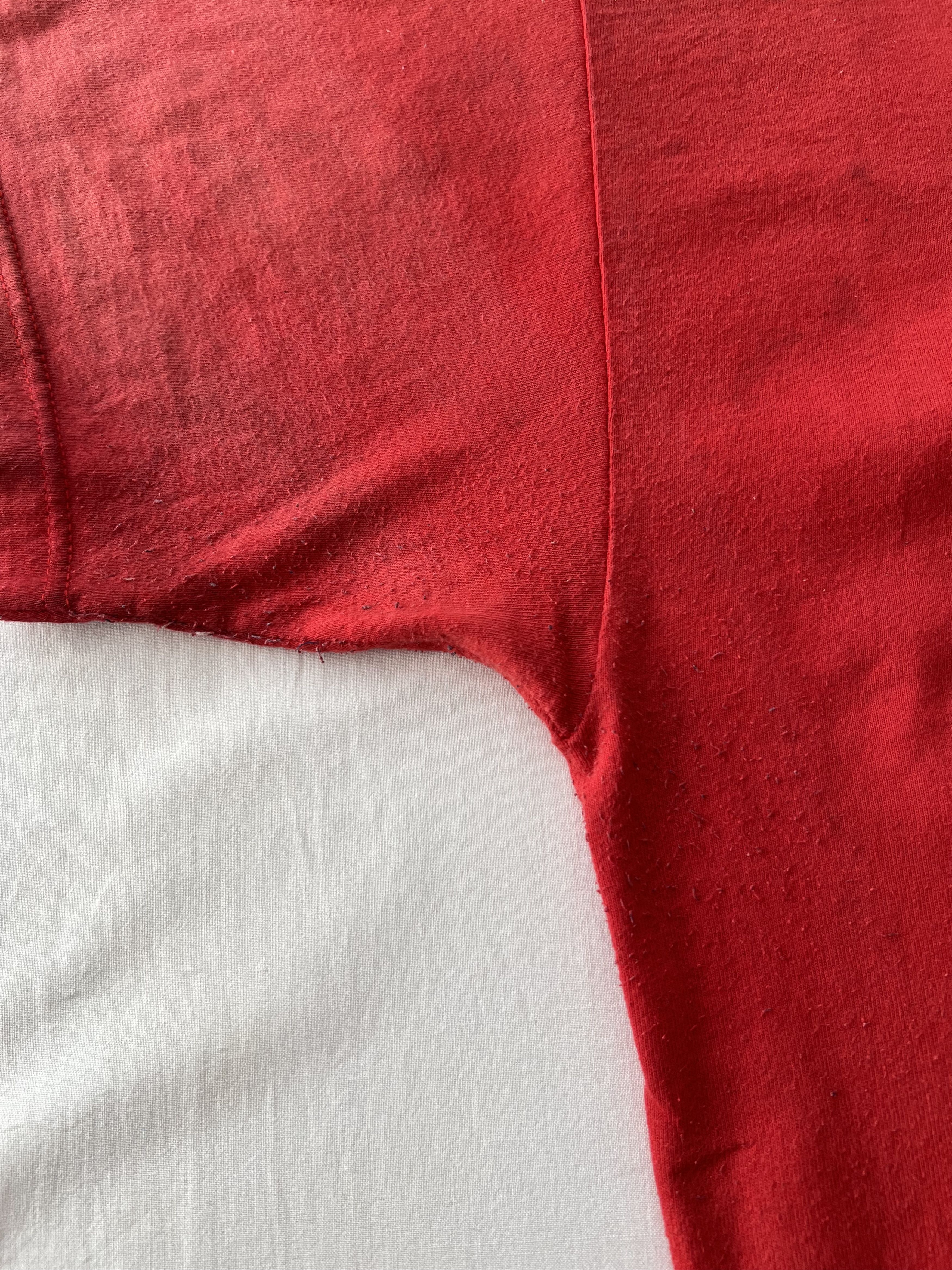 Vintage Vintage 90s Ducati Steve Hislop #7 Moto Racing Red T-shirt Size US XXL / EU 58 / 5 - 8 Thumbnail