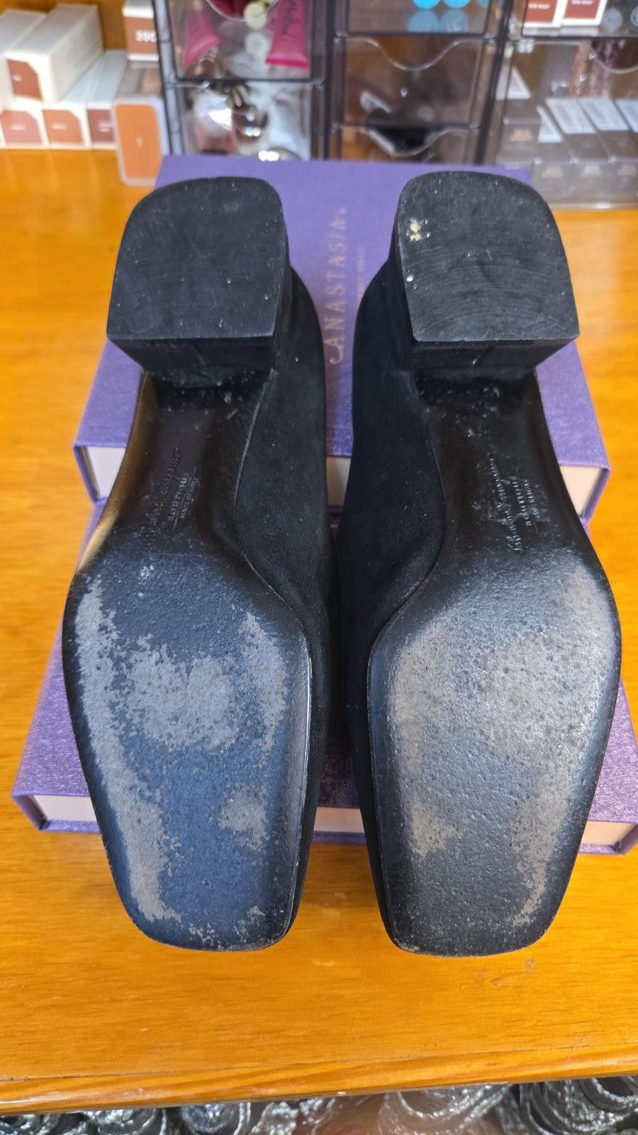 Salvatore Ferragamo Salvatore Ferragamo Vintage Suede Crest Loafers (US 6.5) Size US 4.5 / IT 34.5 - 2 Thumbnail