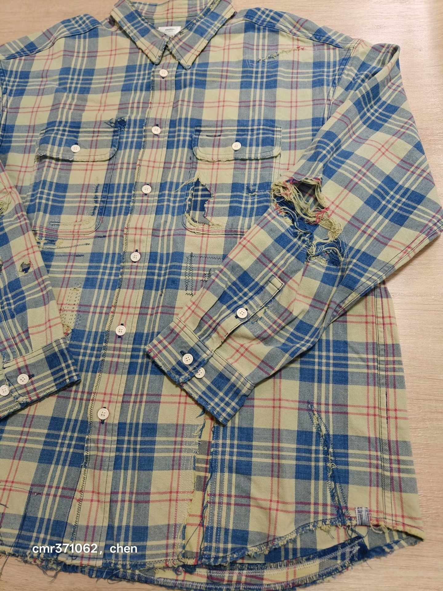 Visvim VISVIM 21AW LUMBER CHECK L/S Size US XXS / EU 40 - 6 Thumbnail