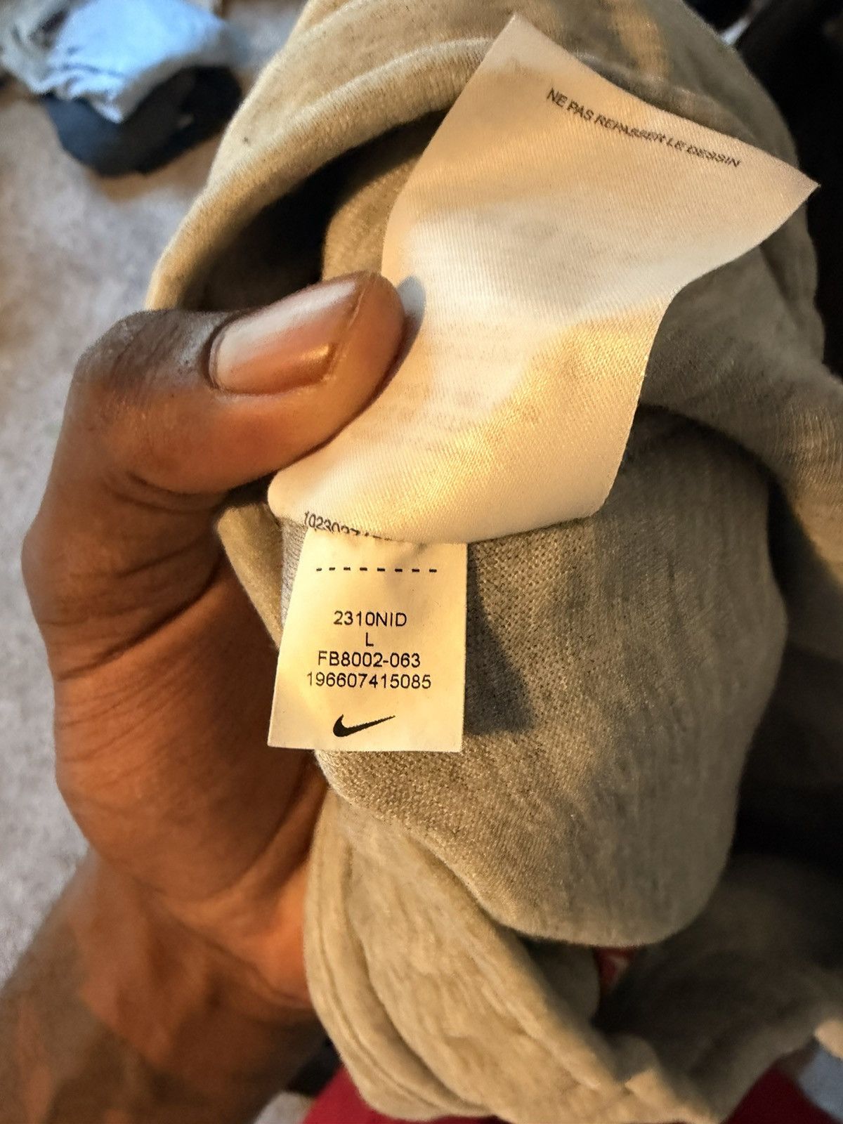 Nike Gray Nike Tech Set (TOP+BOTTOM) Size US L / EU 52-54 / 3 - 5 Thumbnail