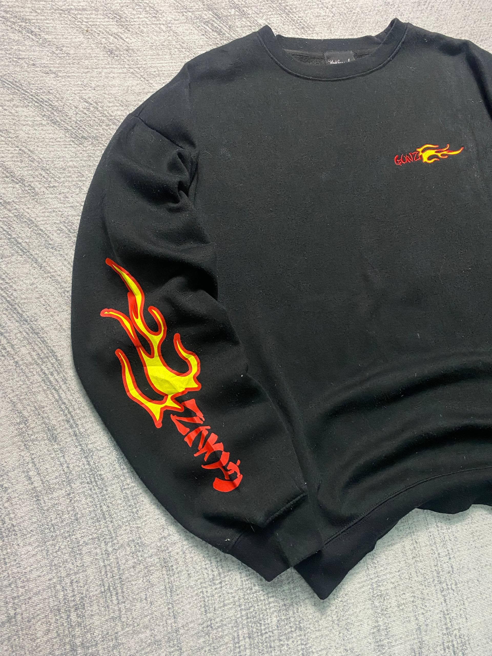 Thrasher Mark Gonzalez Flame Tattoo Sleeves Sweatshirt Size US L / EU 52-54 / 3 - 4 Thumbnail