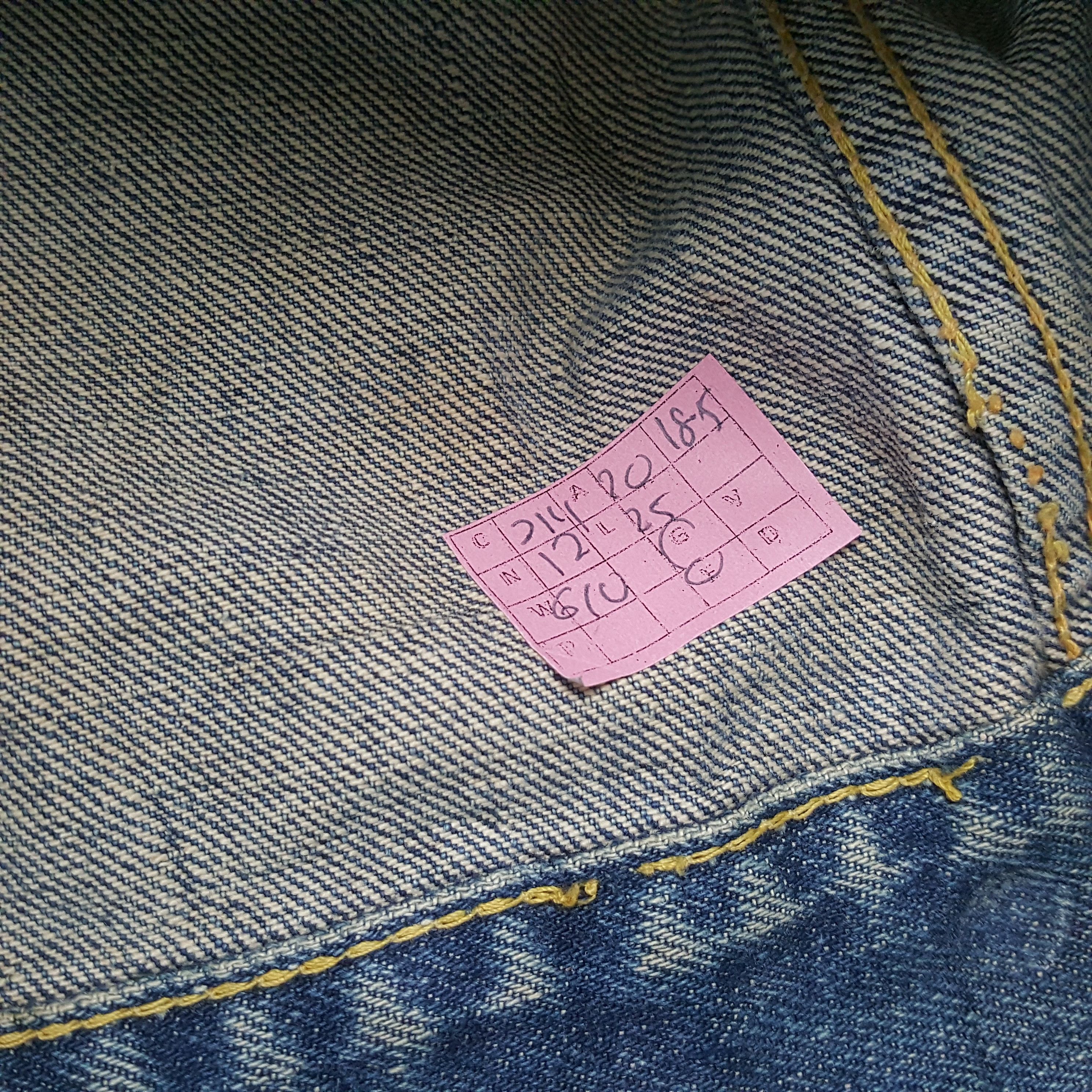 Levi's LEVI'S Big E Rare Art Design Style Distressed Jacket Size US S / EU 44-46 / 1 - 5 Thumbnail