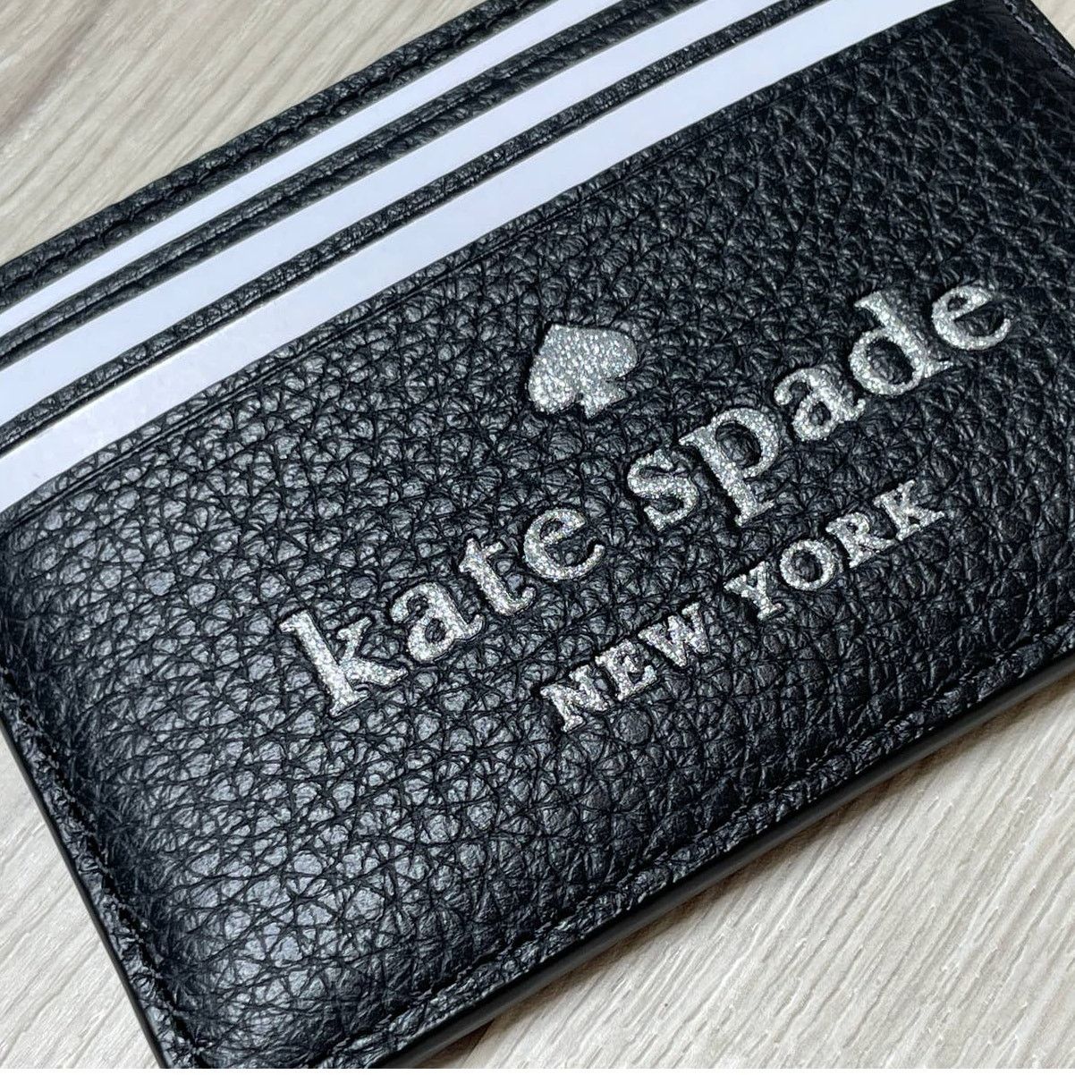 Kate Spade Kate Spade glitter on small slim card holder Rose Smoke Size ONE SIZE - 3 Thumbnail