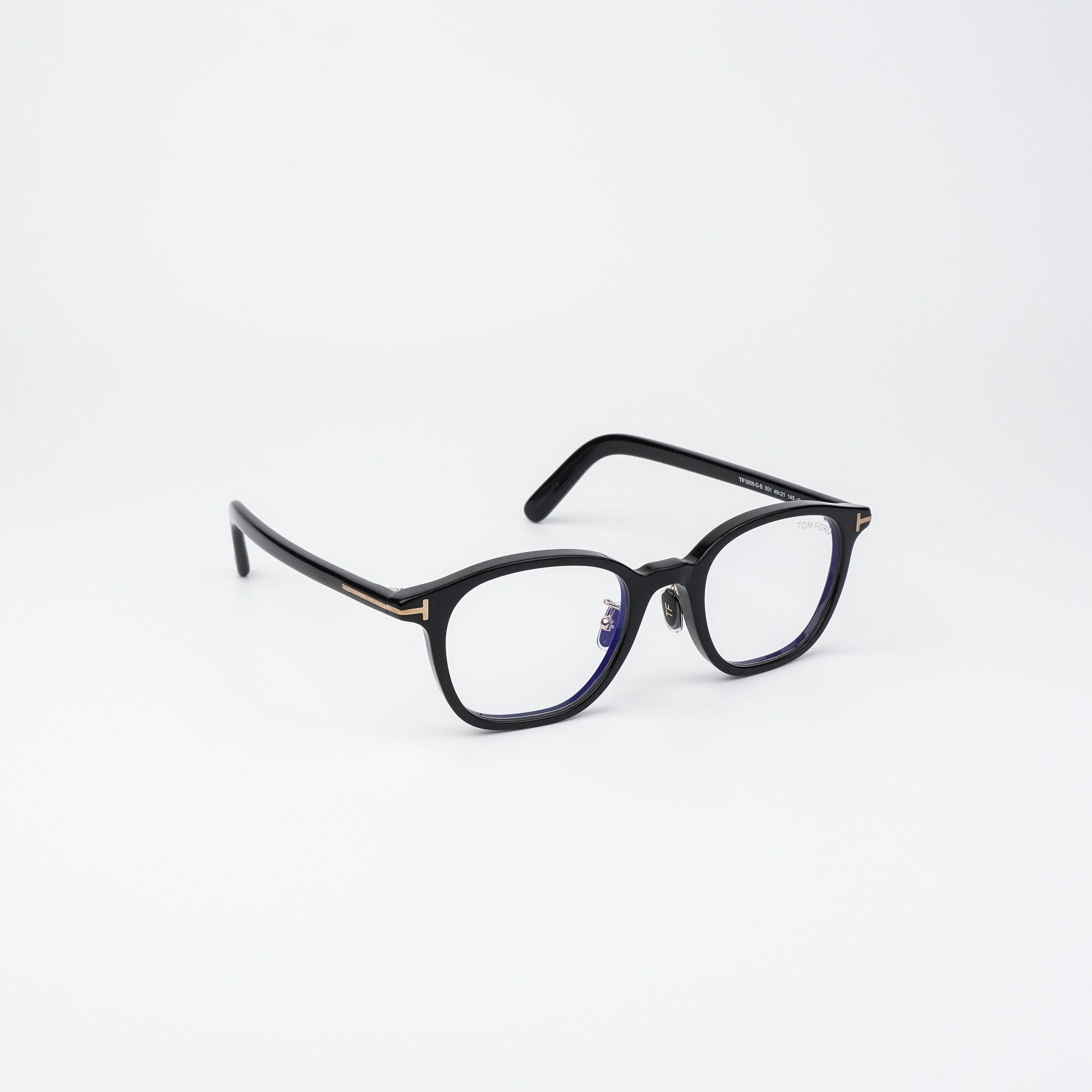Tom Ford Tom Ford Men Eyeglasses Square FT5858-D-B 001 NEW AUTHENTIC Size ONE SIZE - 4 Thumbnail