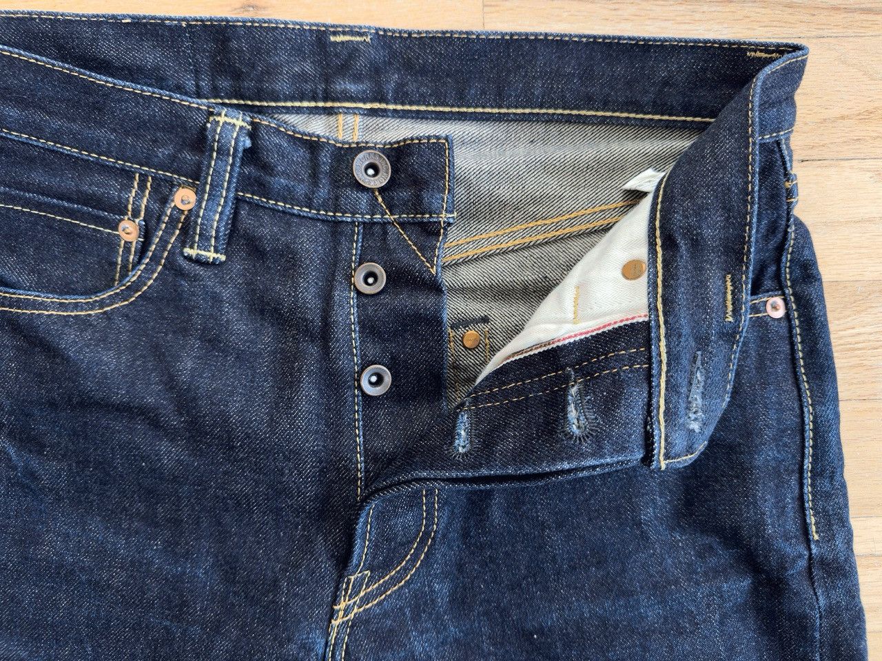 Iron Heart Iron Heart IH-555N 17oz Selvedge Denim Size US 30 / EU 46 - 2 Thumbnail
