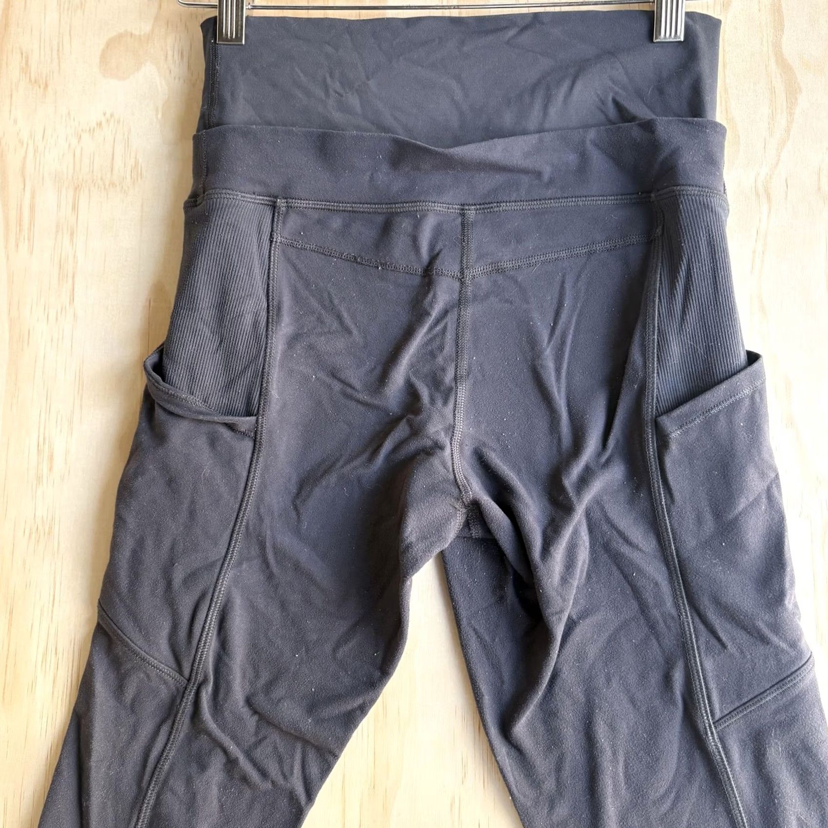 Lululemon Lululemon Leggings Womens XS Black High Rise Jogger Pockets Yoga Athletic Gym Size 26" / US 2 / IT 38 - 4 Thumbnail