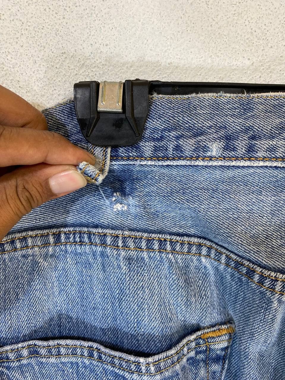 Levi's levis 501 lightwash denim nice design Size US 40 / EU 56 - 4 Thumbnail