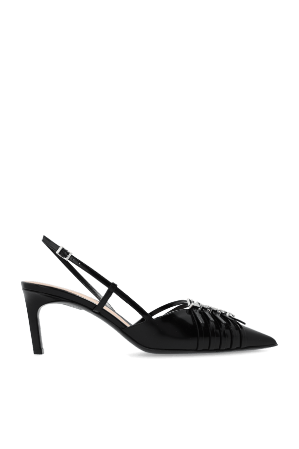 Gucci o1s1wg110425 Women's Slingback Pumps in Black Size US 10 / IT 40 - 1 Thumbnail