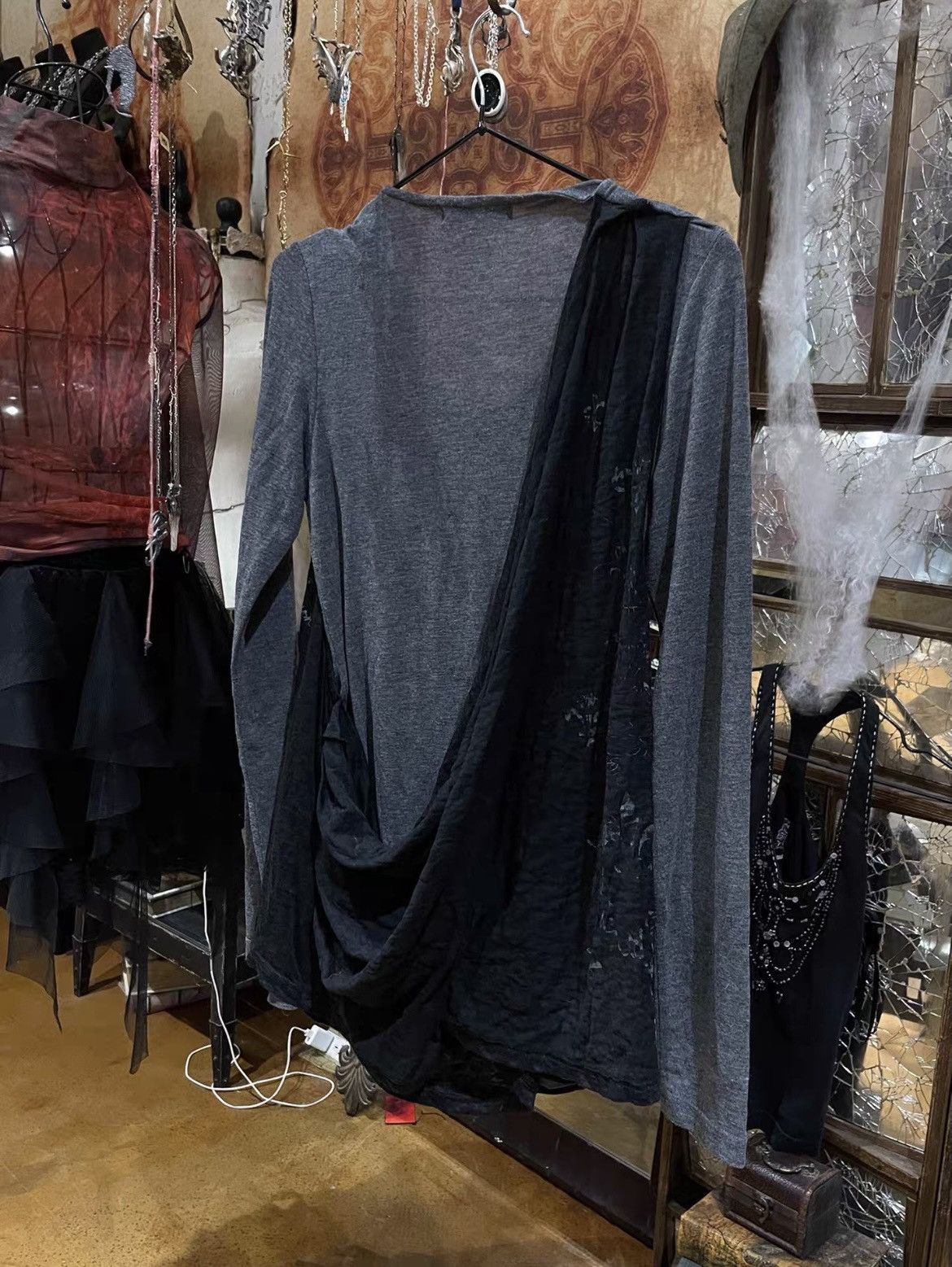 Other Ghost of Harlem Asymmetric Double-Layer Long Sleeve Top Size US M / EU 48-50 / 2 - 2 Thumbnail