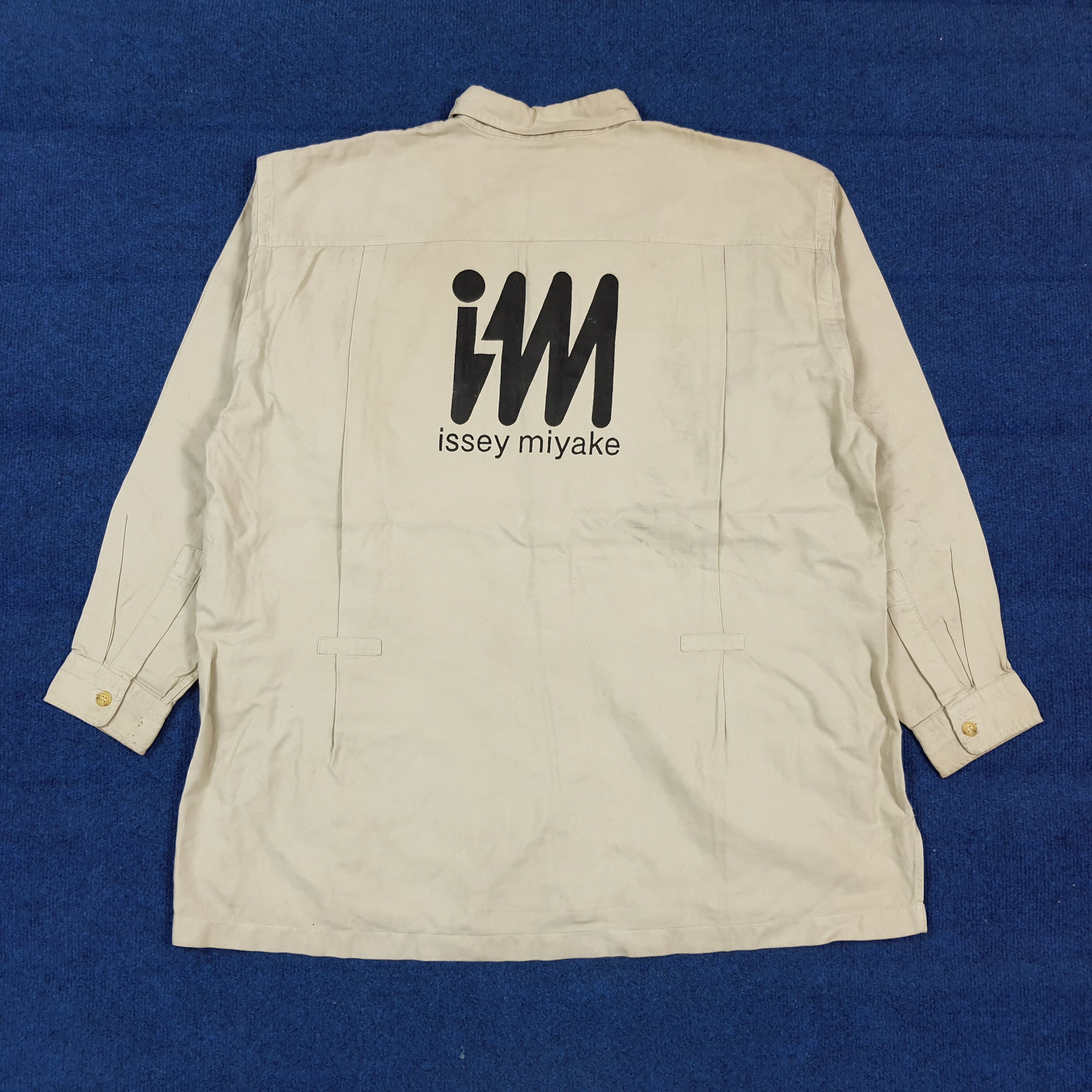 Issey Miyake Vintage 80s Issey Miyake Twill Military Style C299N75 Size US L / EU 52-54 / 3 - 1 Thumbnail