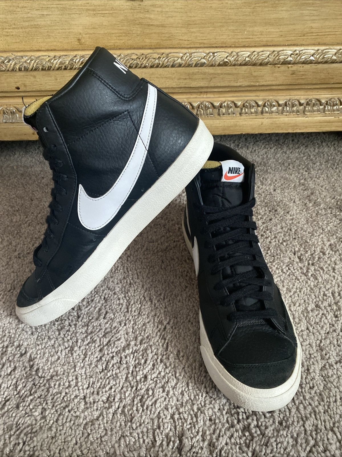 Nike Nike Blazer 77 Mid black vintage leather size 10.5 Size US 10.5 / EU 43-44 - 2 Thumbnail