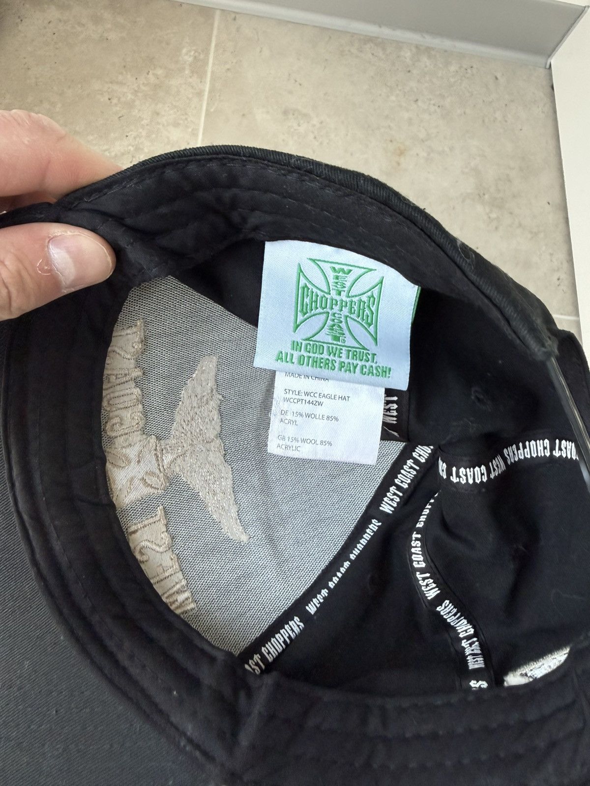 West Coast Choppers Vintage 90s Y2K WEST COAST CHOPPERS Harley Rare Cap Size ONE SIZE - 3 Thumbnail