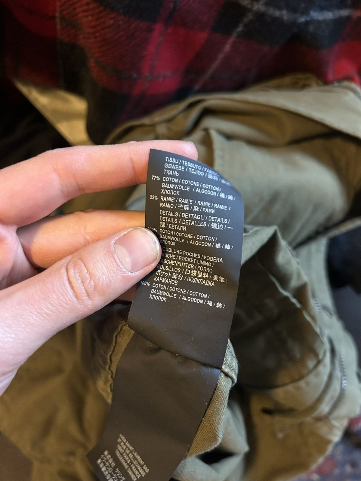 Saint Laurent Paris Saint Laurent Military Hooded Jacket with Embroidered Patch Size US M / EU 48-50 / 2 - 13 Thumbnail