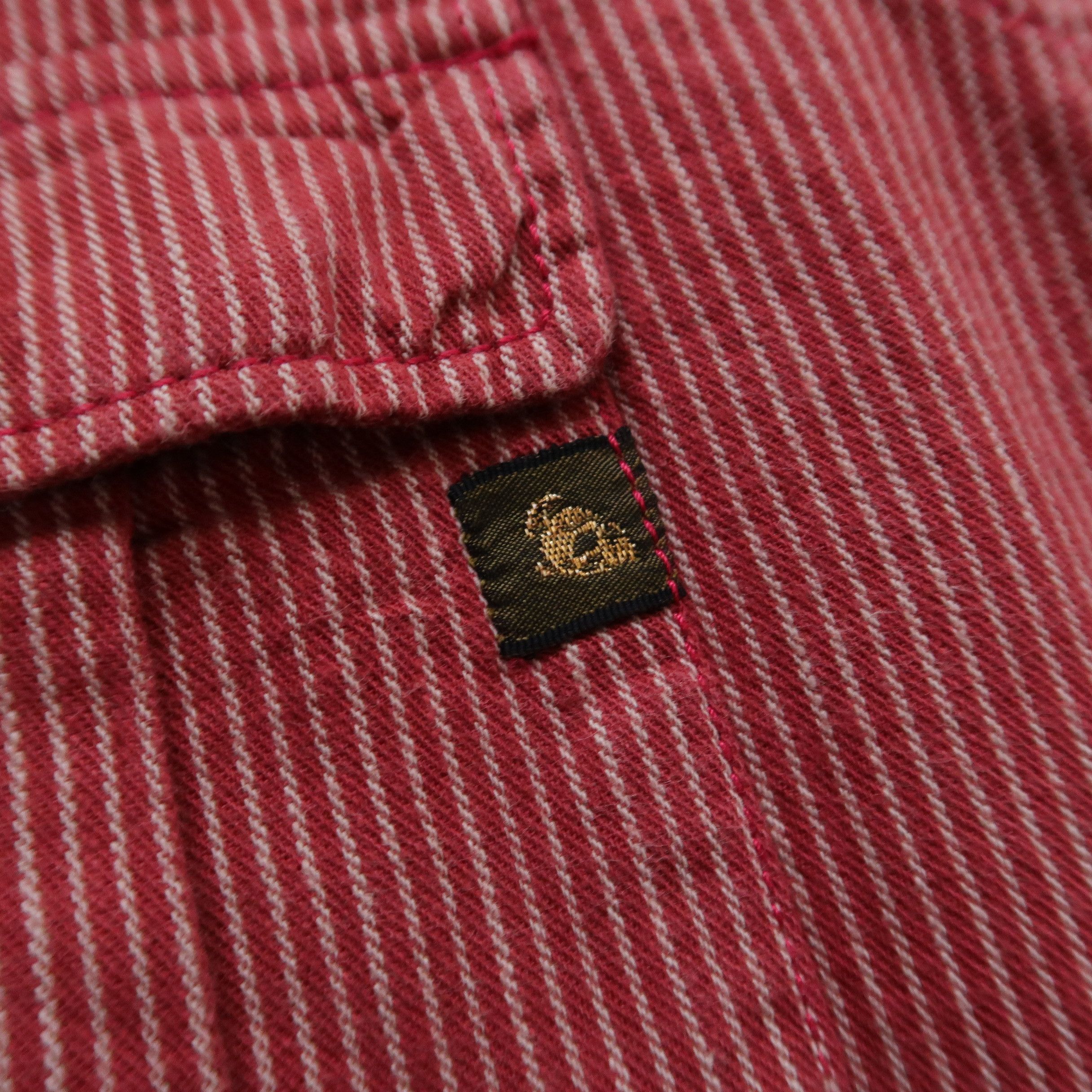 291295=Homme 291295 Homme Hickory Military Shirt Army Patch Size US M / EU 48-50 / 2 - 7 Thumbnail