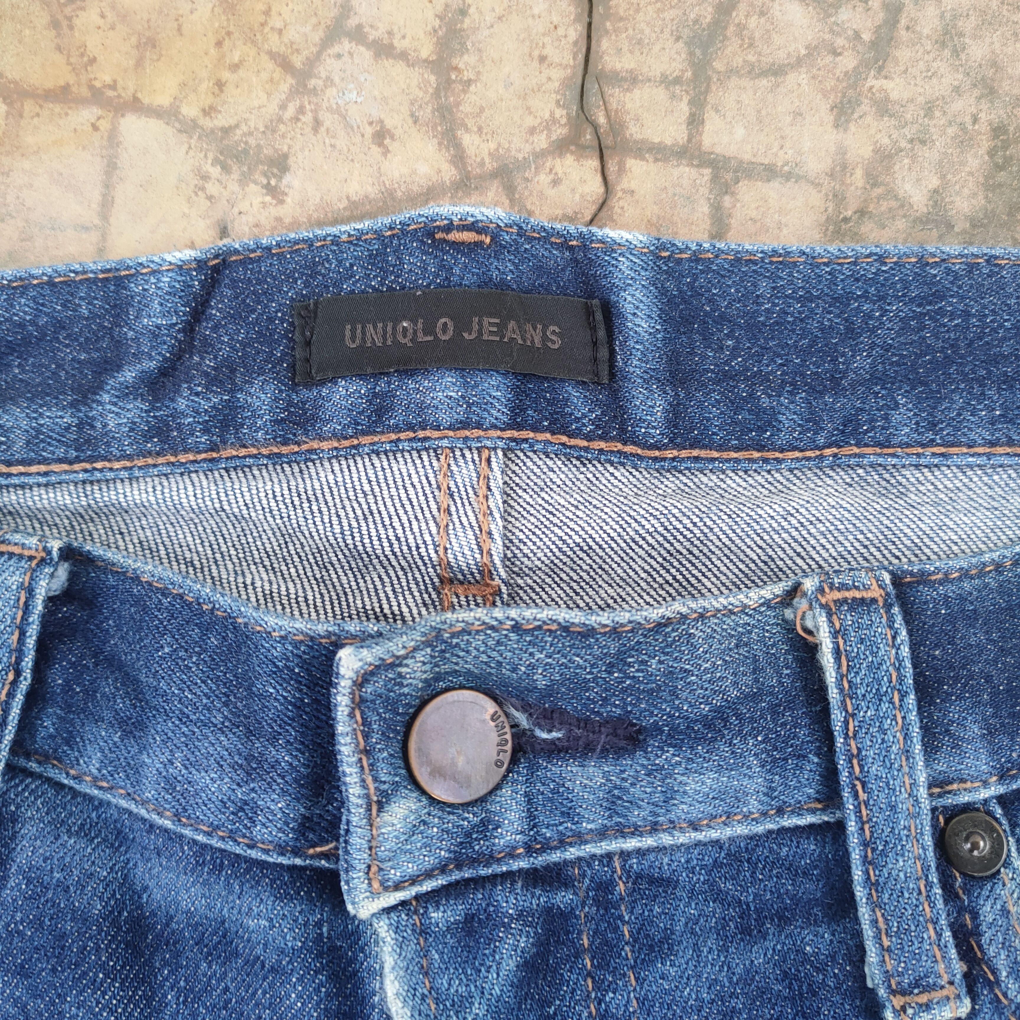 Japanese Brand VINTAGE JAPANESE RUSTY SKINNY FADED DISTRESSED JEAN PANTS Size US 32 / EU 48 - 5 Thumbnail