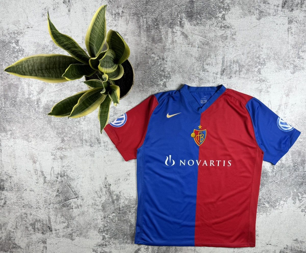 Nike BASEL 2006/2008 Matthias Nike Bloke core Soccer Football Fan T Shirt Jersey Kit Size US L / EU 52-54 / 3 - 1 Thumbnail