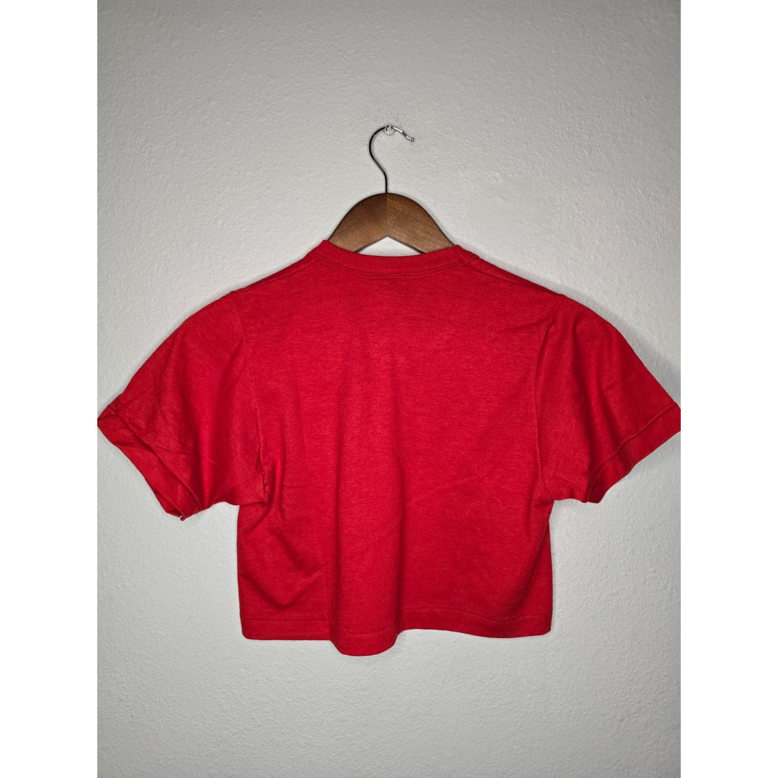 Vintage Vintage Crop Top Shirt Retro Graphic Womens XS Baby Tee 80s Size XS / US 0-2 / IT 36-38 - 5 Thumbnail