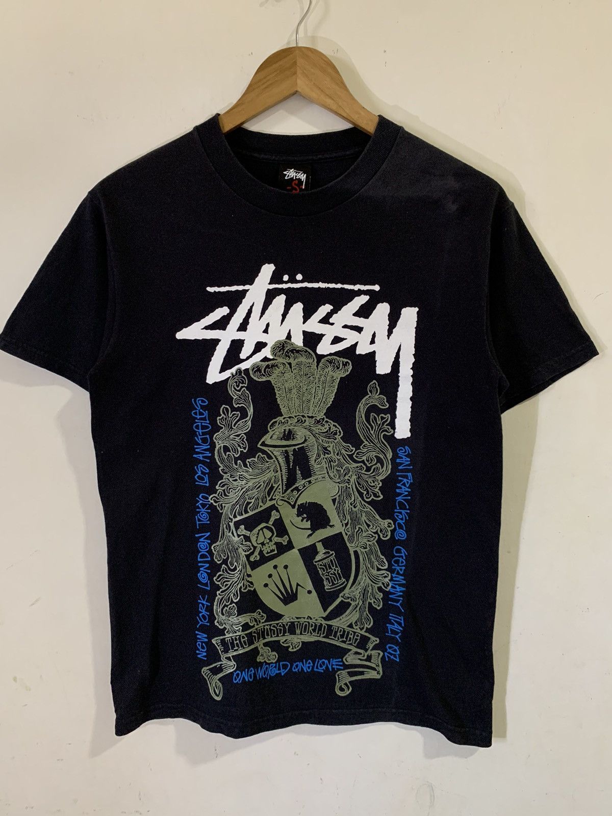 Stussy Vintage Stussy World Tribe Crest Design Size US S / EU 44-46 / 1 - 1 Thumbnail