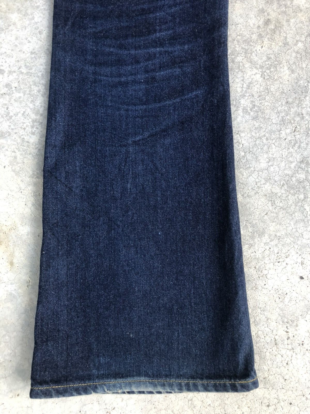 If Six Was Nine Japanese Lee Flared Jeans Distressed Denim Size US 32 / EU 48 - 11 Thumbnail